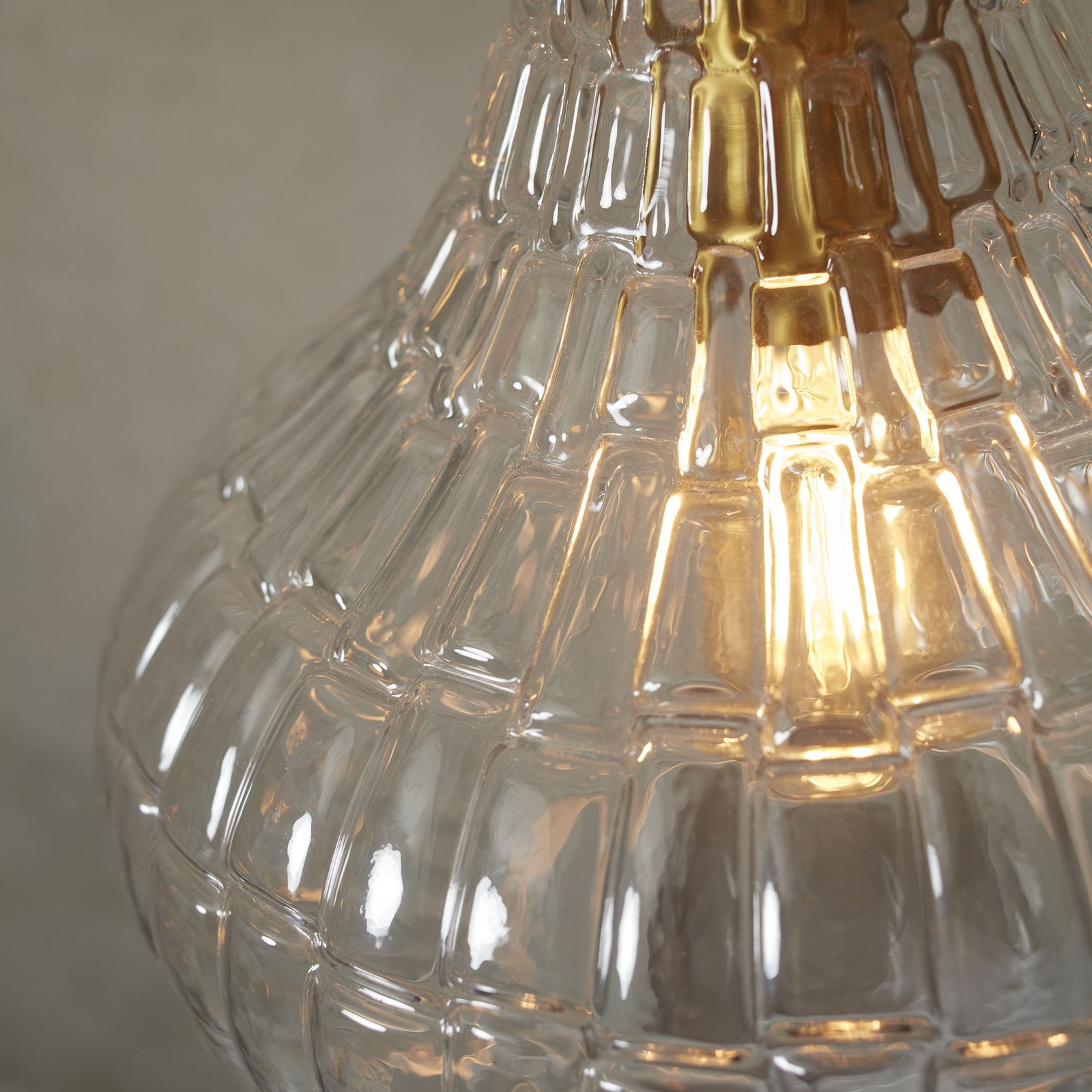 It's about RoMi Venice pendant light, clear, drop, glass