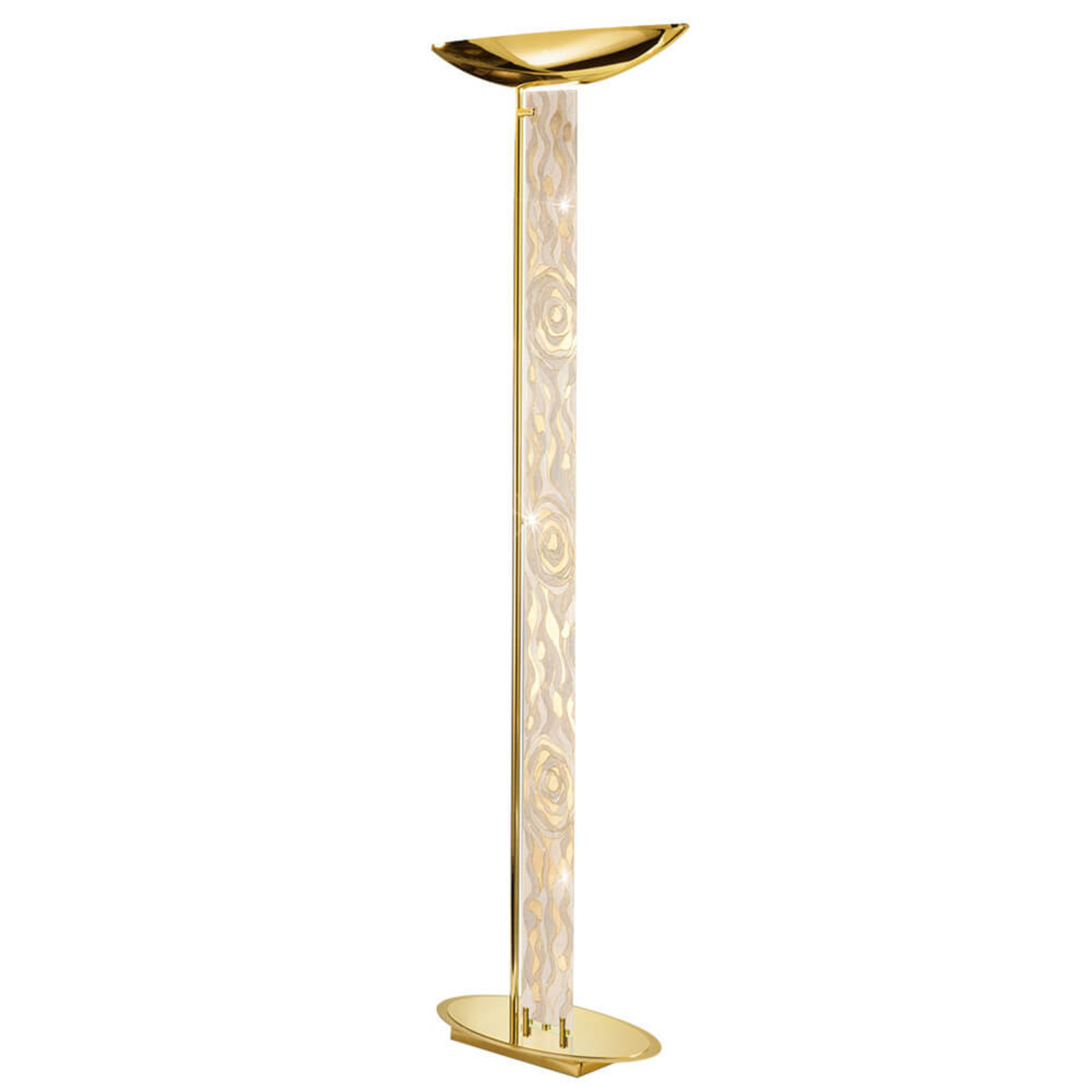KOLARZ Delphi - Подова лампа с 24-каратово златно покритие