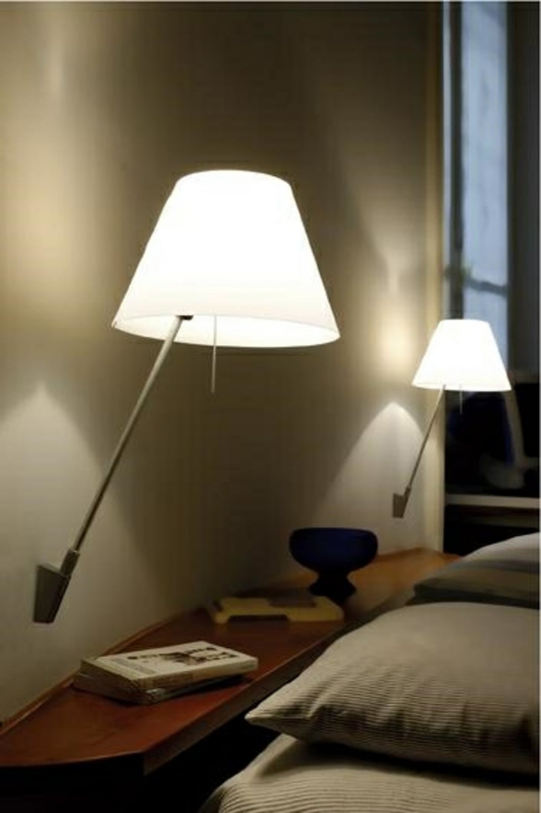 Costanzina Væglampe Alu/Comfort Green Luceplan - Stue - Aluminium