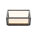 Ilirian Candeeiro de Parede Exterior Graphite/White - Lucande