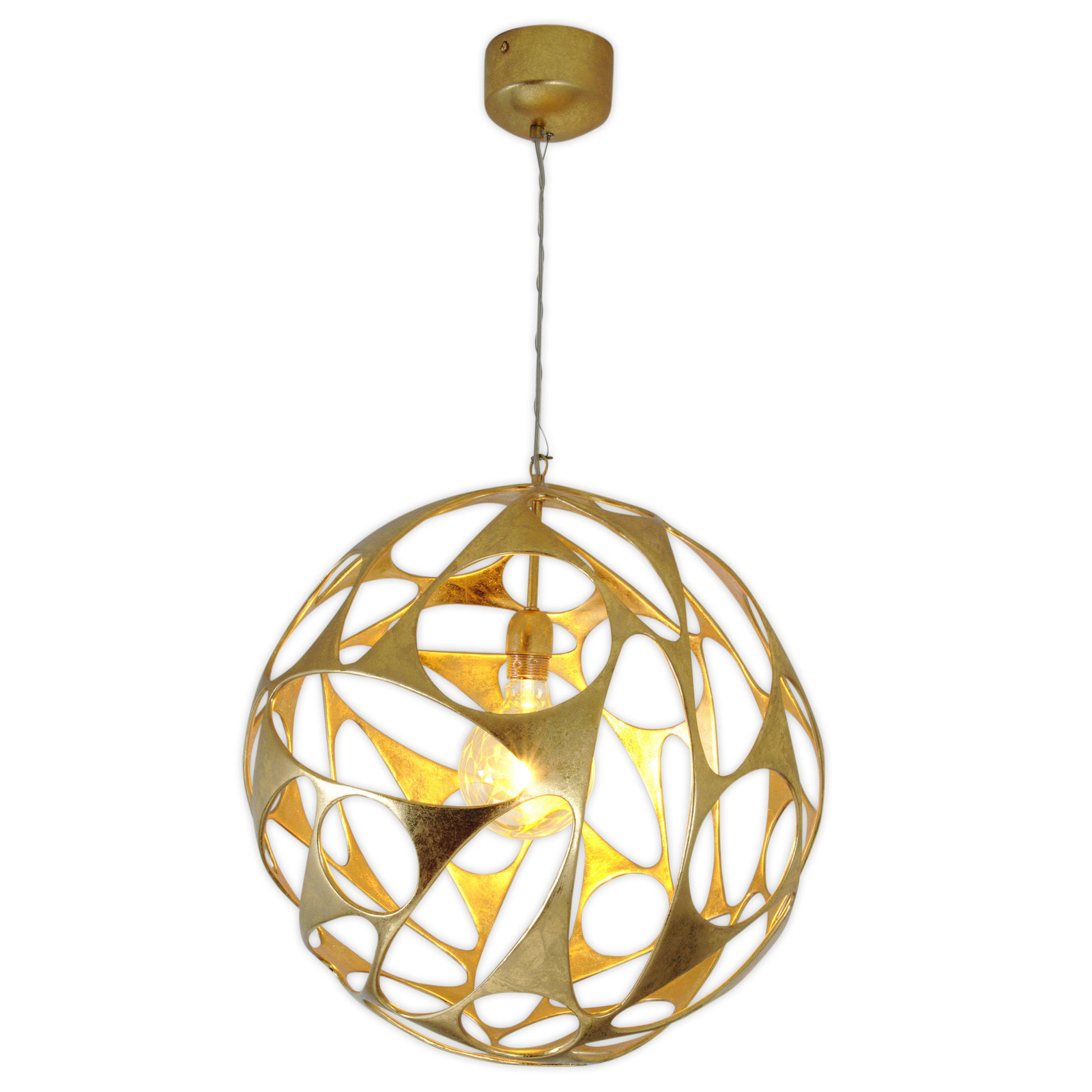 Hanglamp Talismano, goud, Ø55cm