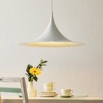 GUBI Semi pendant light, Ø 60 cm, white