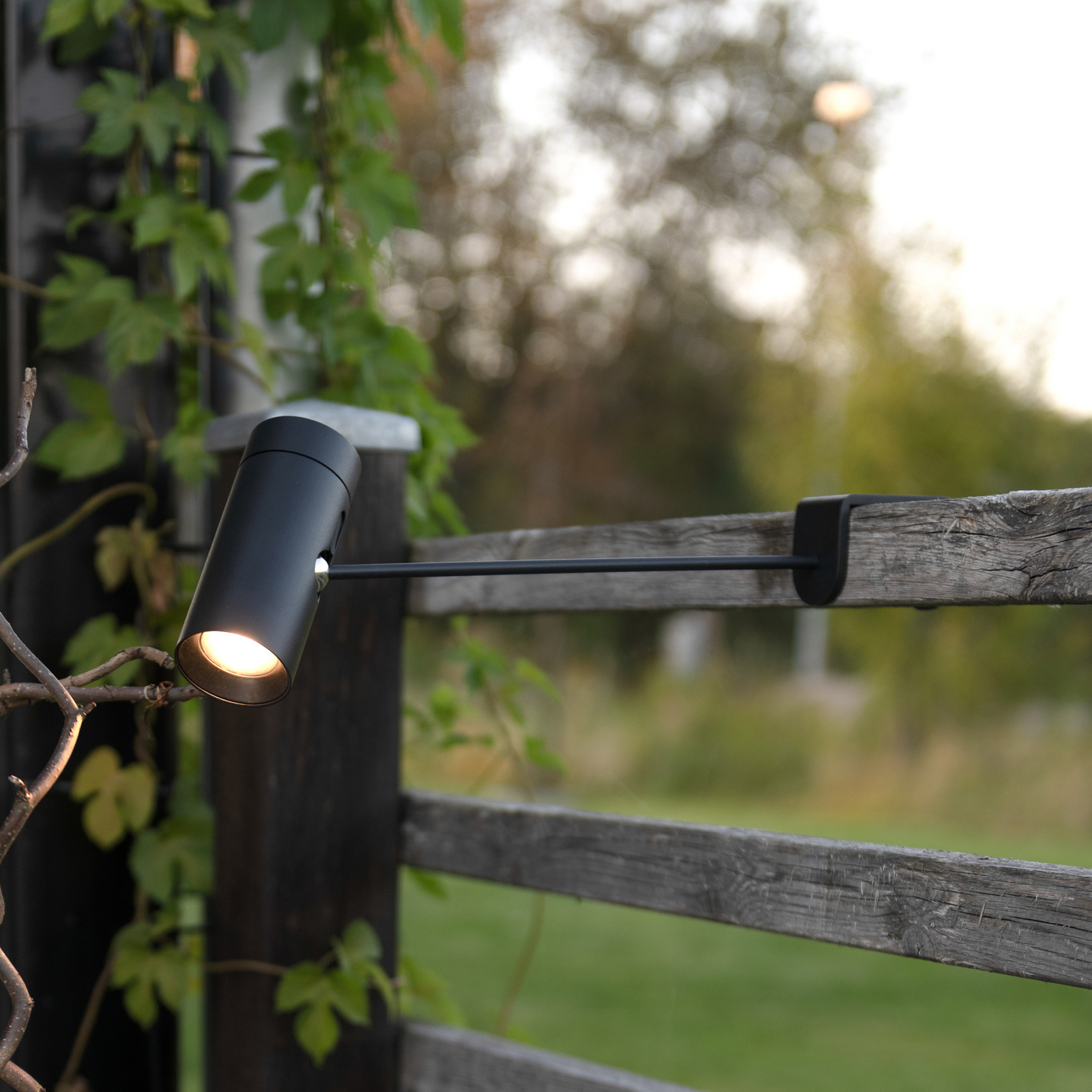 LED tafellamp Multi, zwart, hoogte 30 cm, IP54