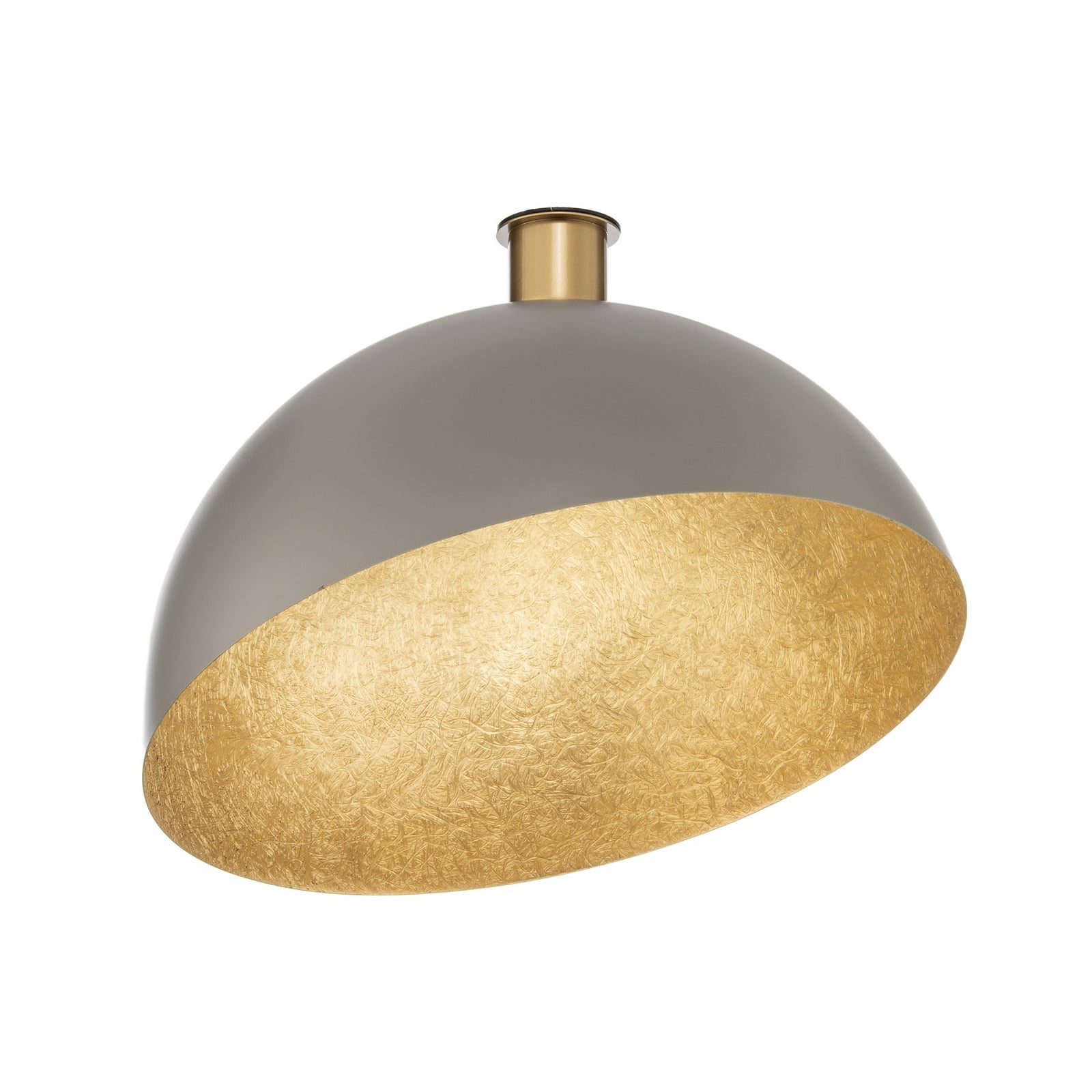Deckenleuchte Sfera, Ø 50cm, taupe/gold, Metall, E27