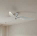 ORCHID plafondventilator, Ø 132 cm, stil, wit, DC - Lucande