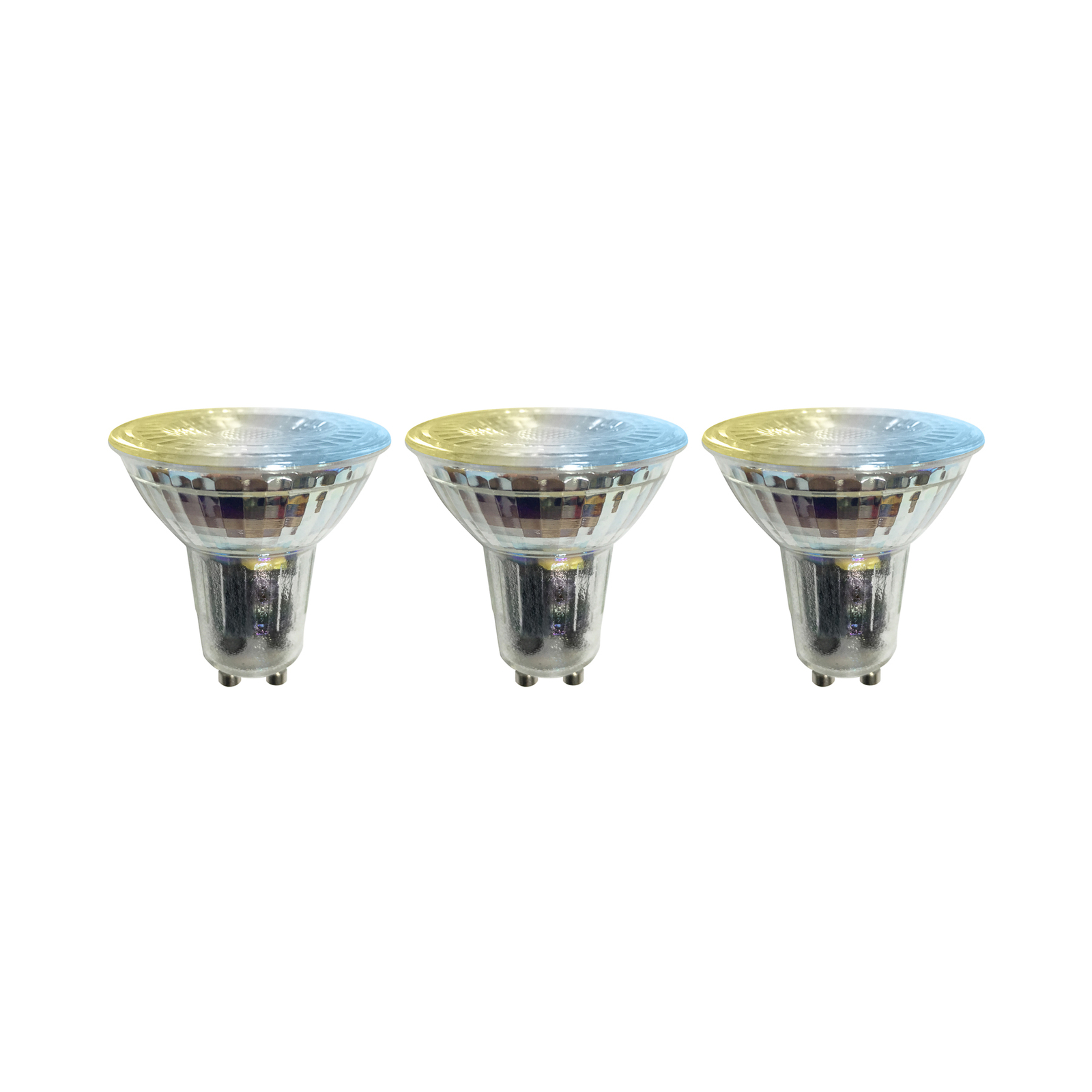 LUUMR Smart LED-pære 3stk GU10 glas 4,7W klar Tuya