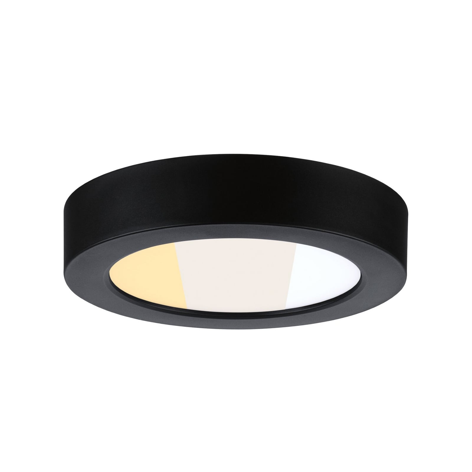 LED stropní svítidlo Paulmann Abia 2, Ø 17 cm, černé, CCT LED stropní svítidlo Paulmann Abia 2, Ø 17 cm, černé, CCT