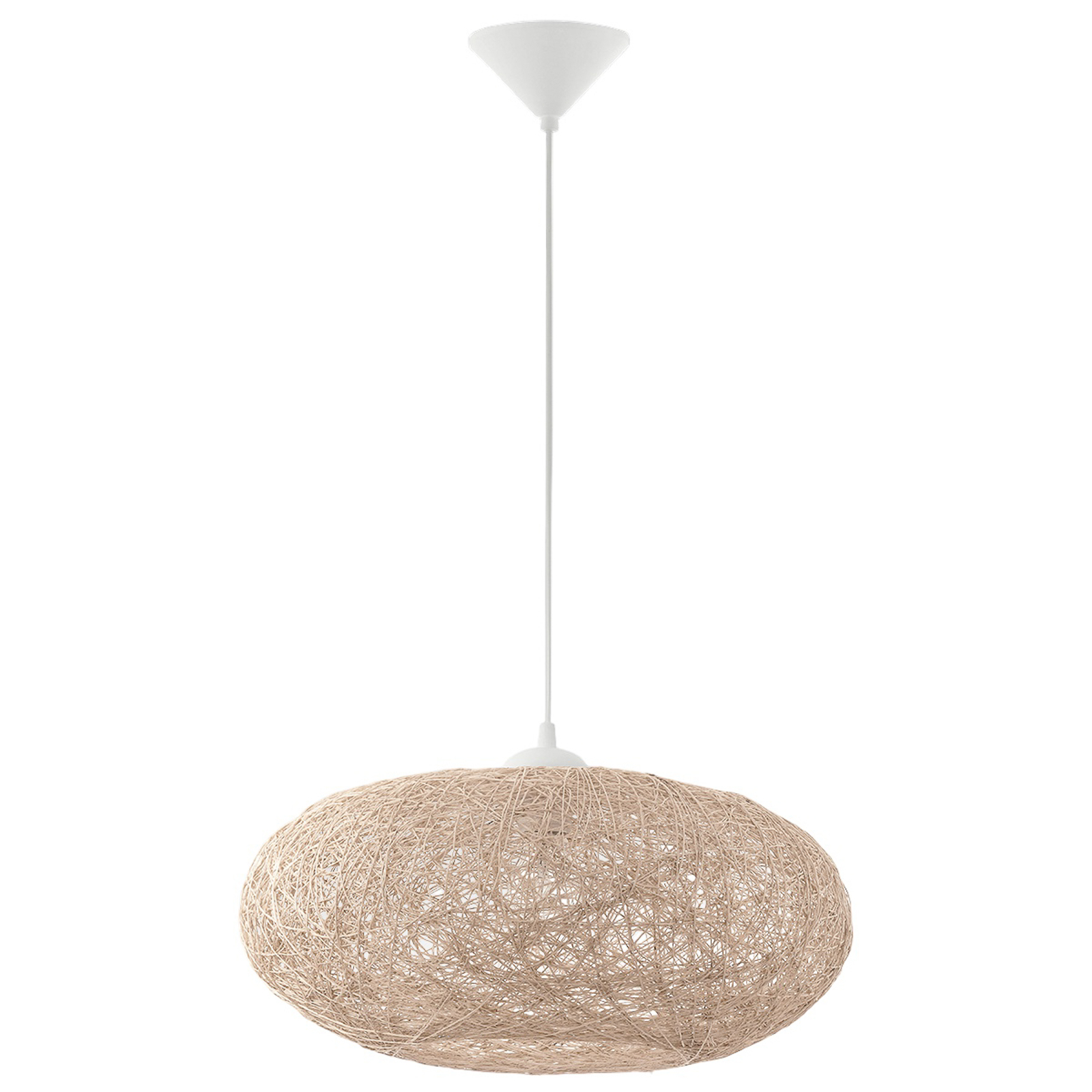 Fabric Campilo hanging light in beige