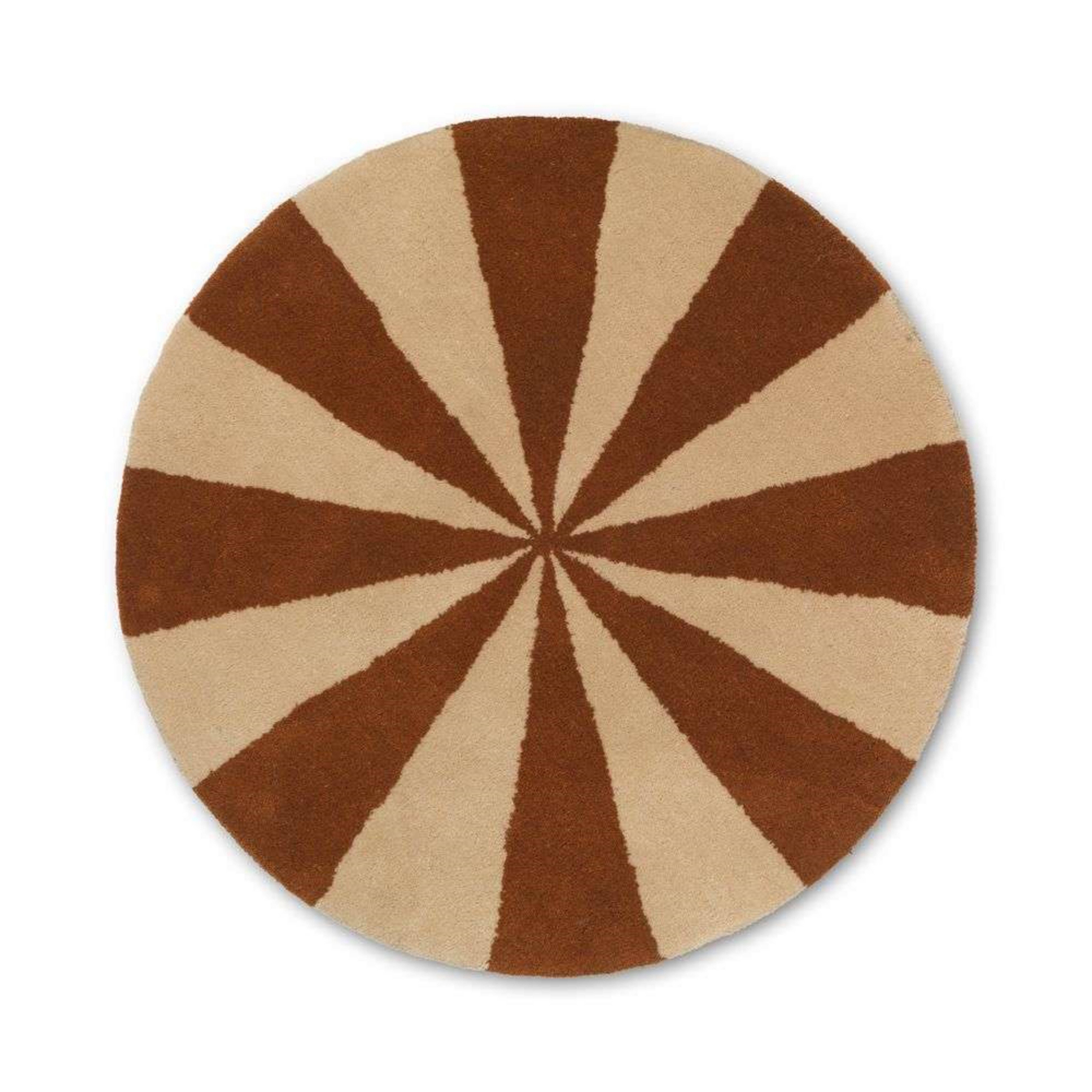 Arch Tufted Alfombra Small Oscuro Brick/Off-White - Ferm Living
