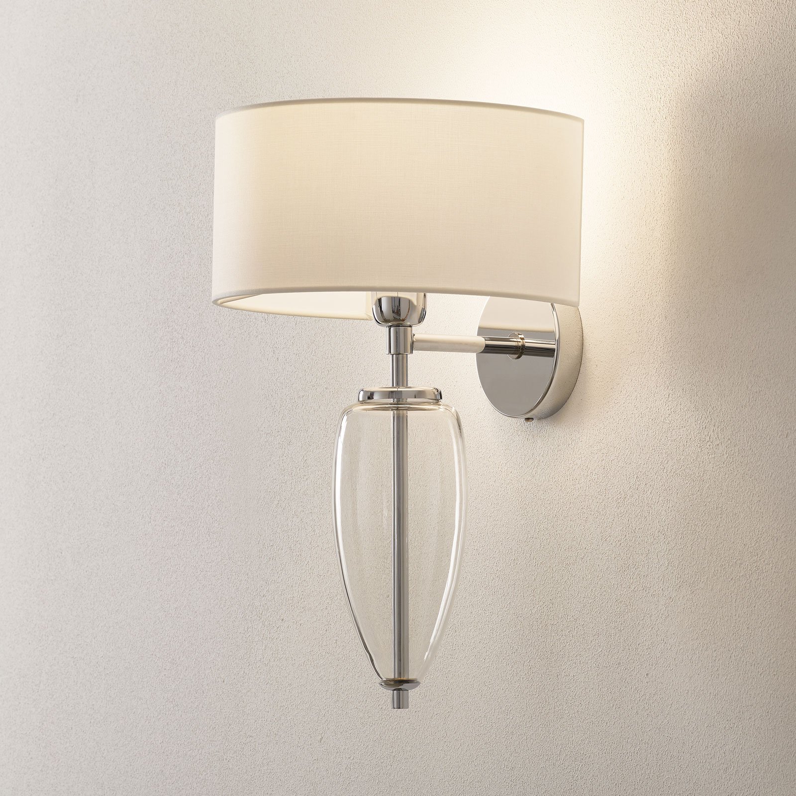 Show Ogiva wall lamp with glass element