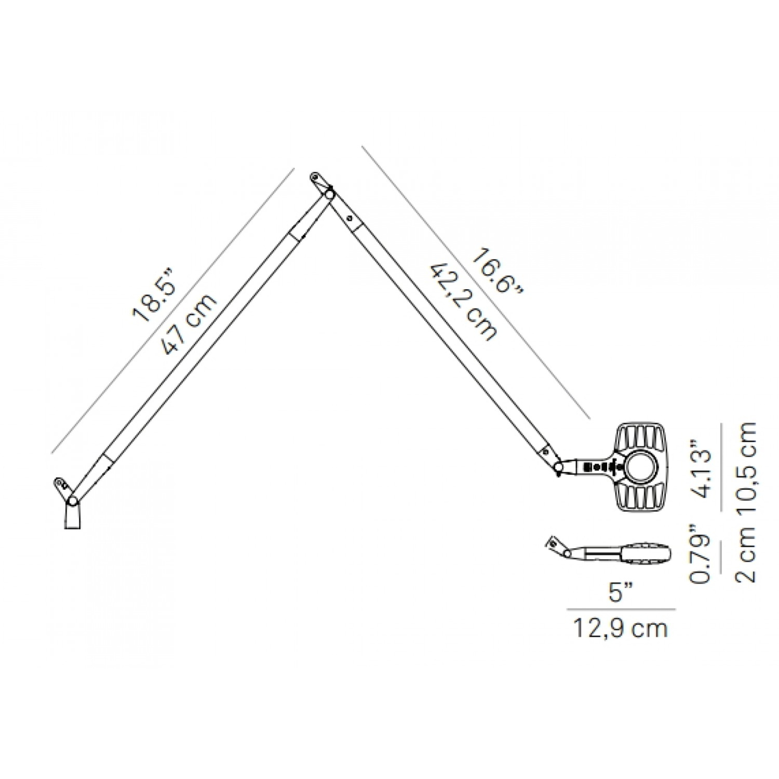 Otto Watt LED Applique da Parete White - Luceplan