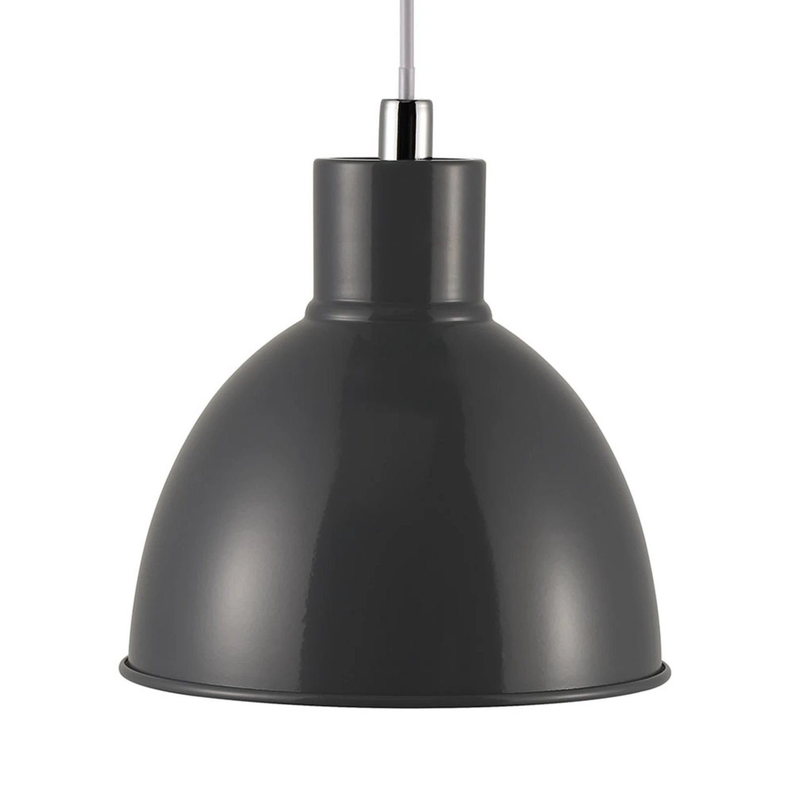 Suspension Pop avec abat-jour en métal, anthracite