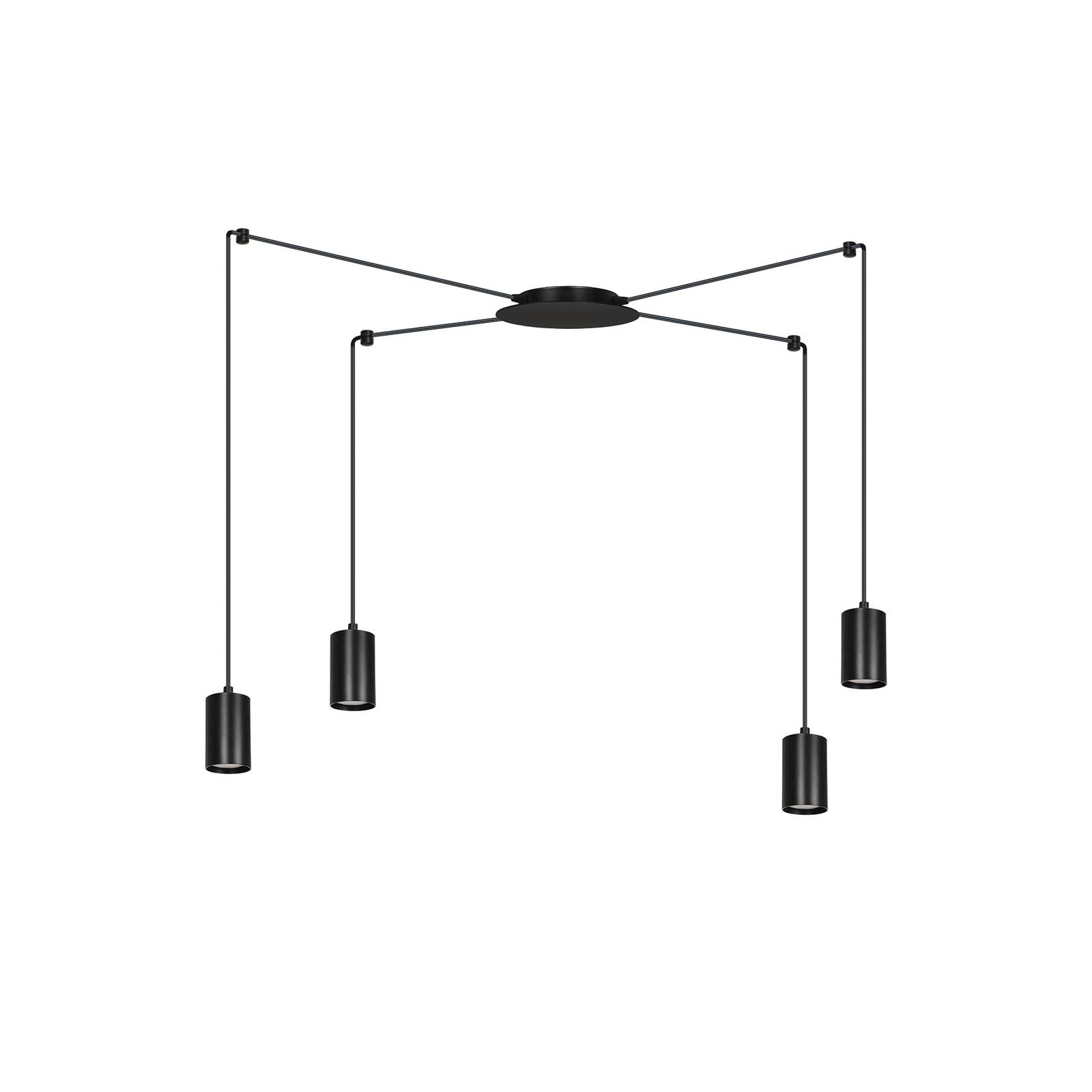 Euluna Pendant Light - Living / Dining Room - Hanging Light - dimmable - Modern - Black