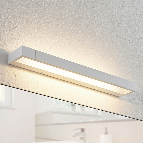 Arcchio Jora LED-vägglampa, IP44, vit, 60 cm