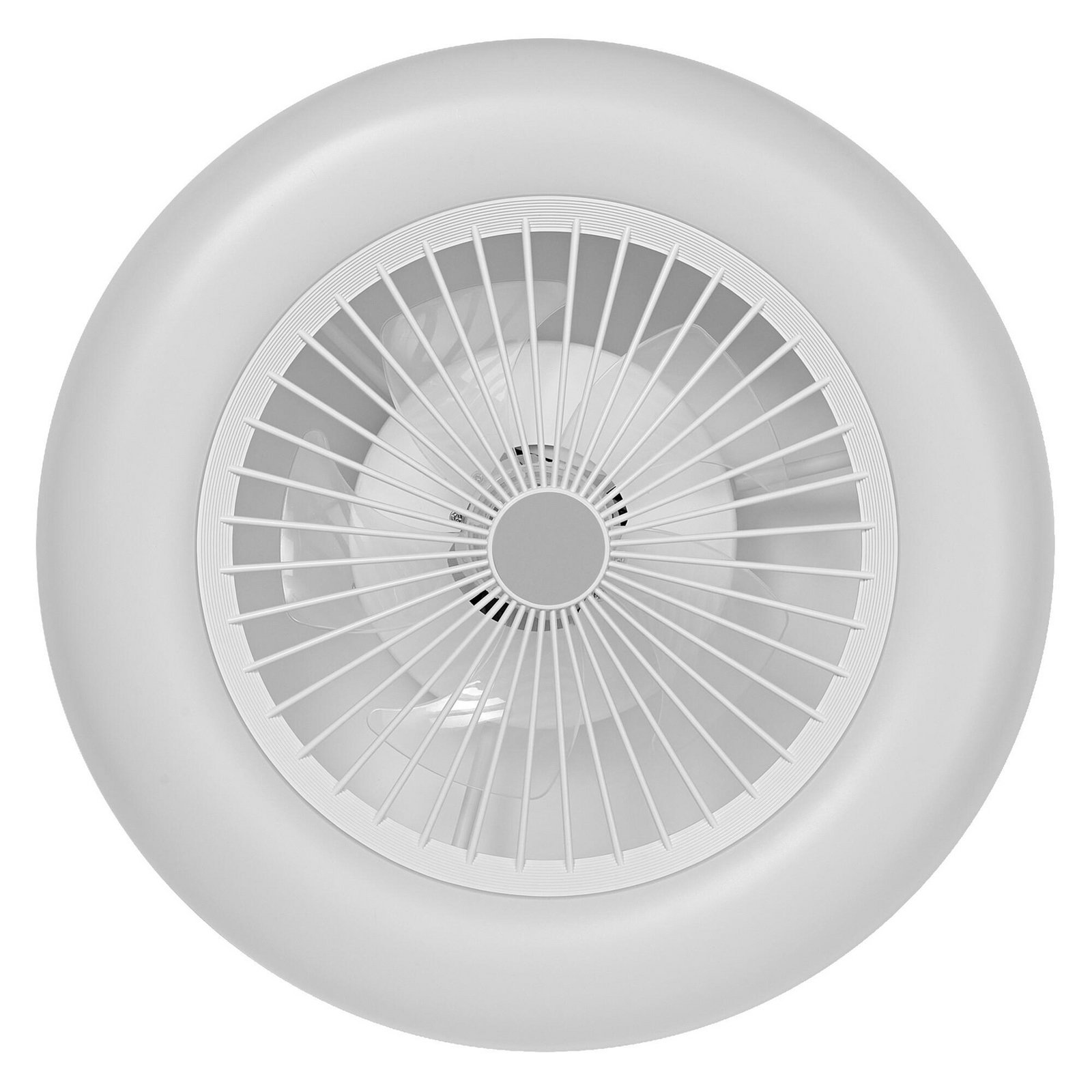 OSRAM SMART+ WiFi LED-Deckenventilator ROUND weiß leise 55cm