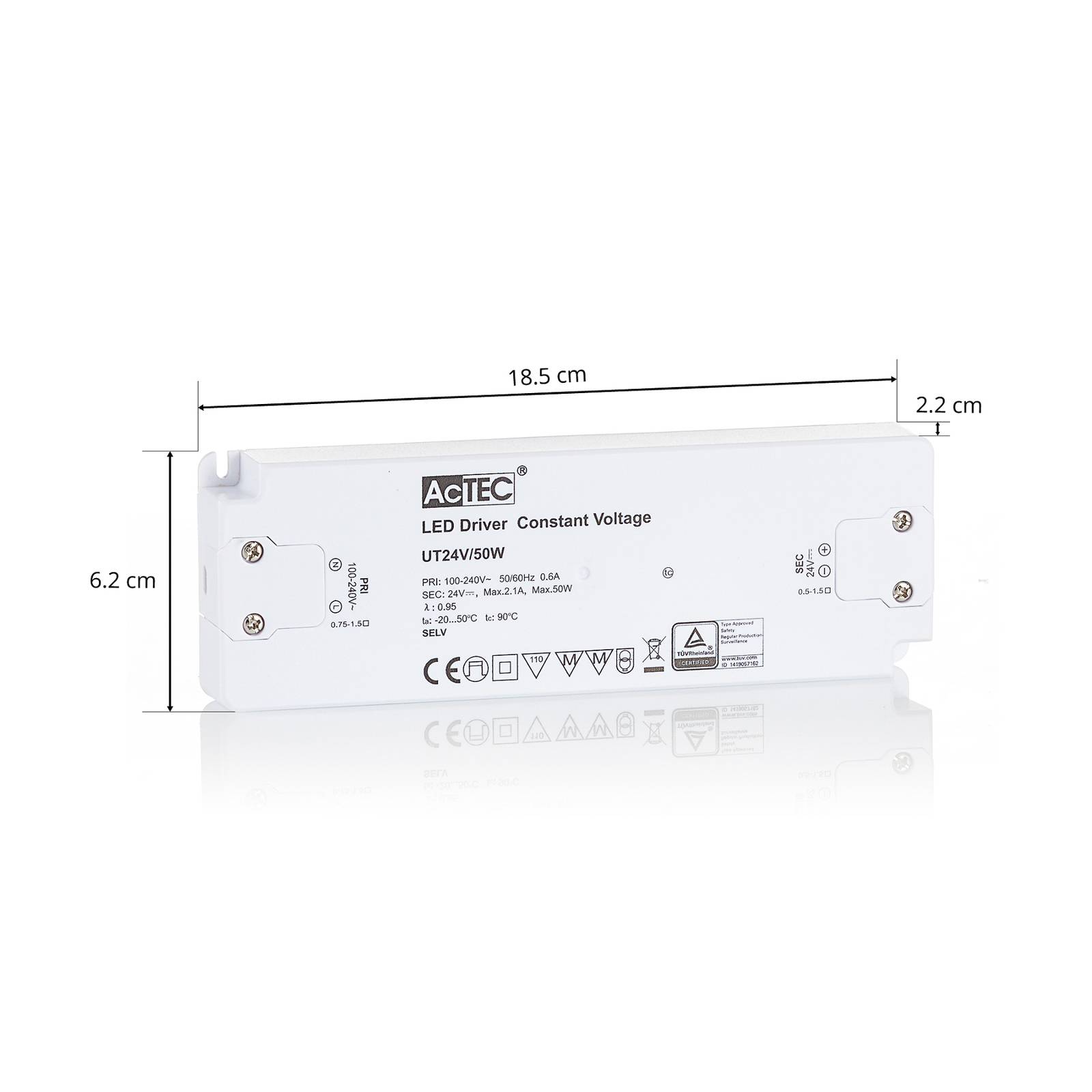 AcTEC Slim driver LED CV 24V 50W