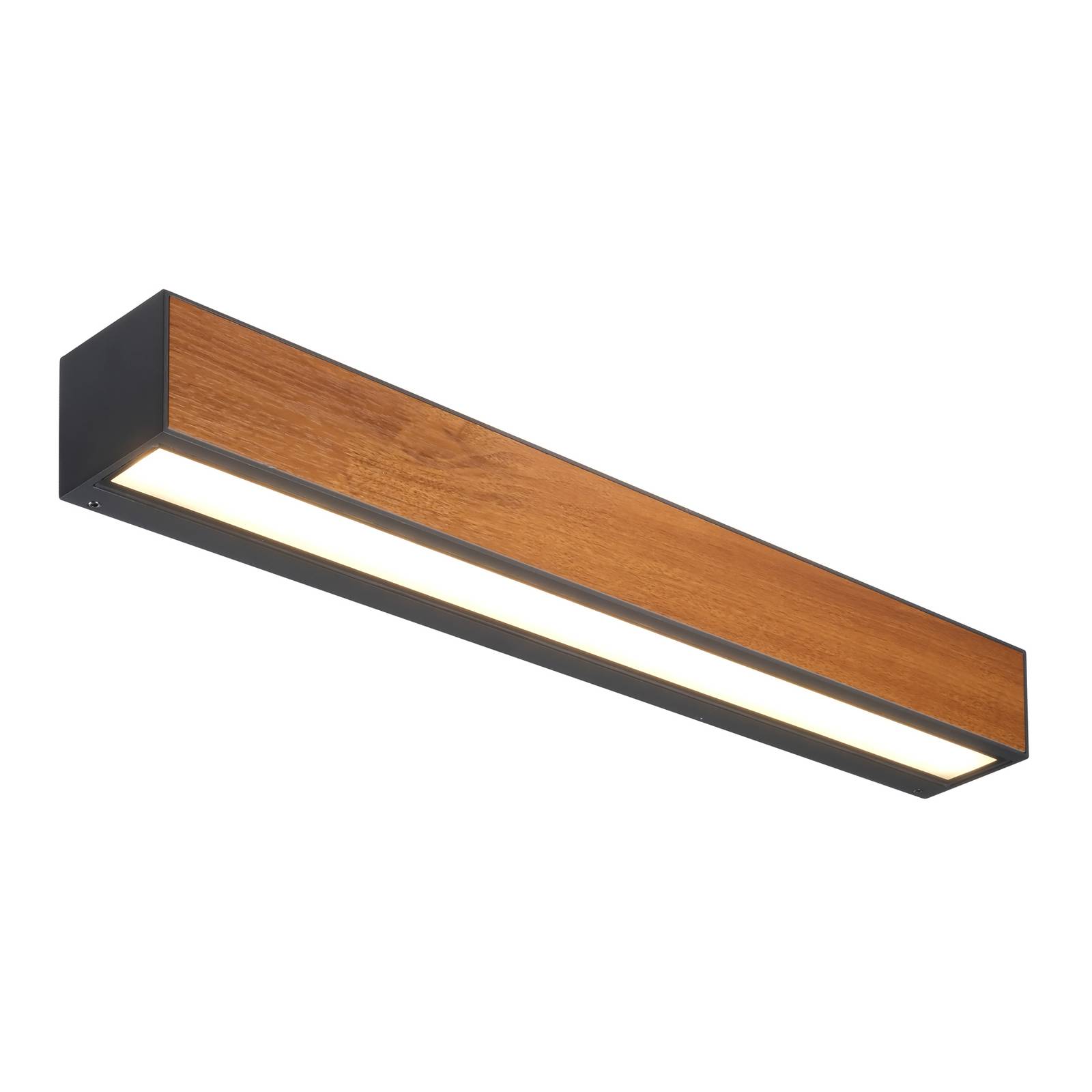 Arcchio Lengo applique LED CCT 50cm, 1 lampe, bois