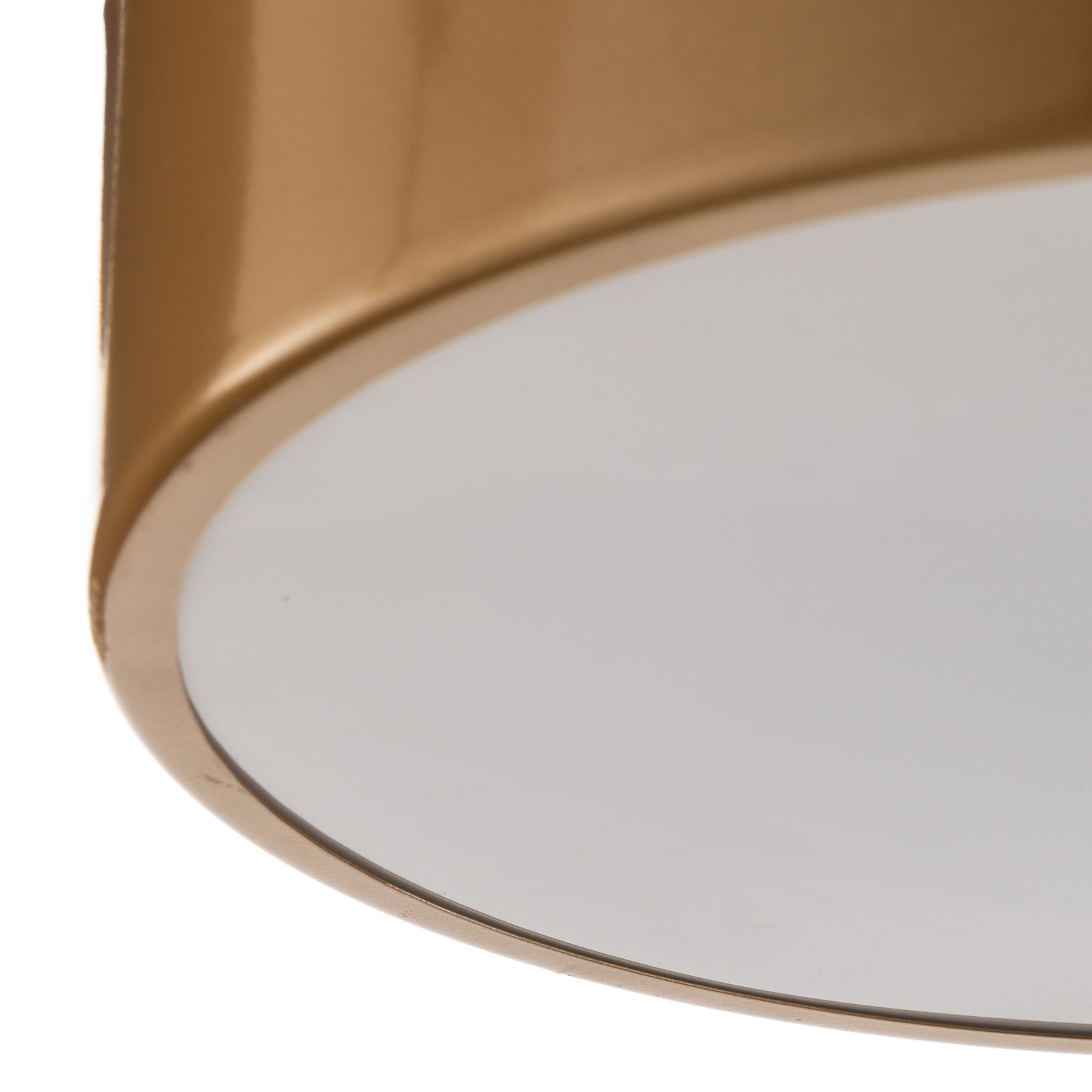 Plafondlamp Cleo 300, IP54, Ø 30 cm goud