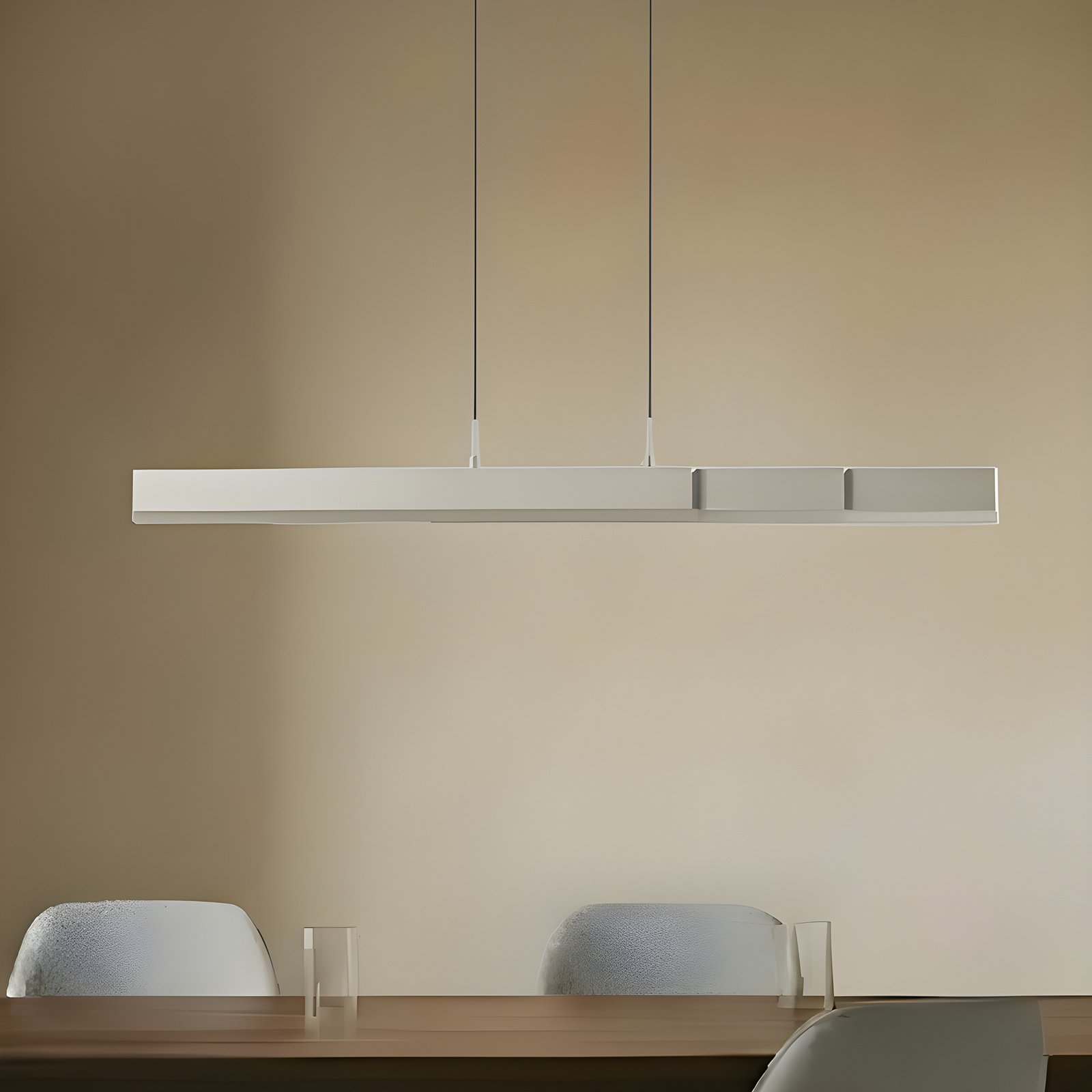 Lucande LED hanglamp Torven, aluminium, CCT, dimbaar