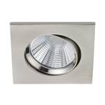 Dimmable LED recessed spotlight Pamir, angular