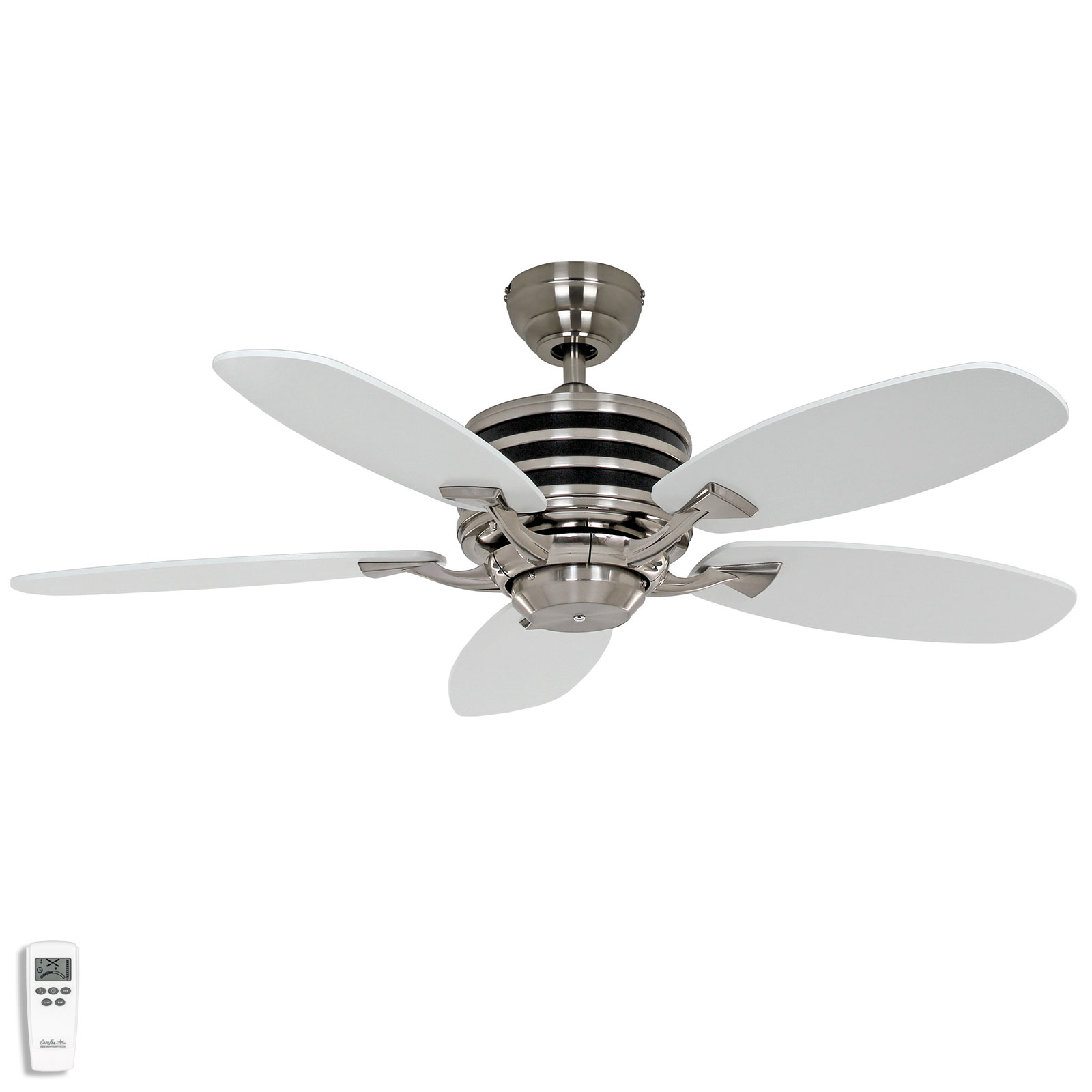 Eco Gamma ceiling fan 103 cm white/light grey
