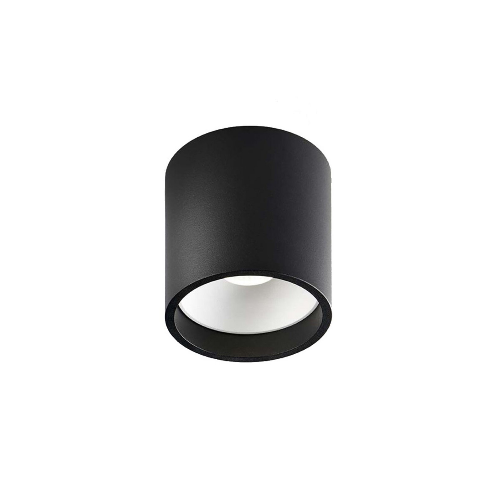 Solo 1 Round Candeeiro de Tecto 6W 2700K Black/White - LIGHT-POINT