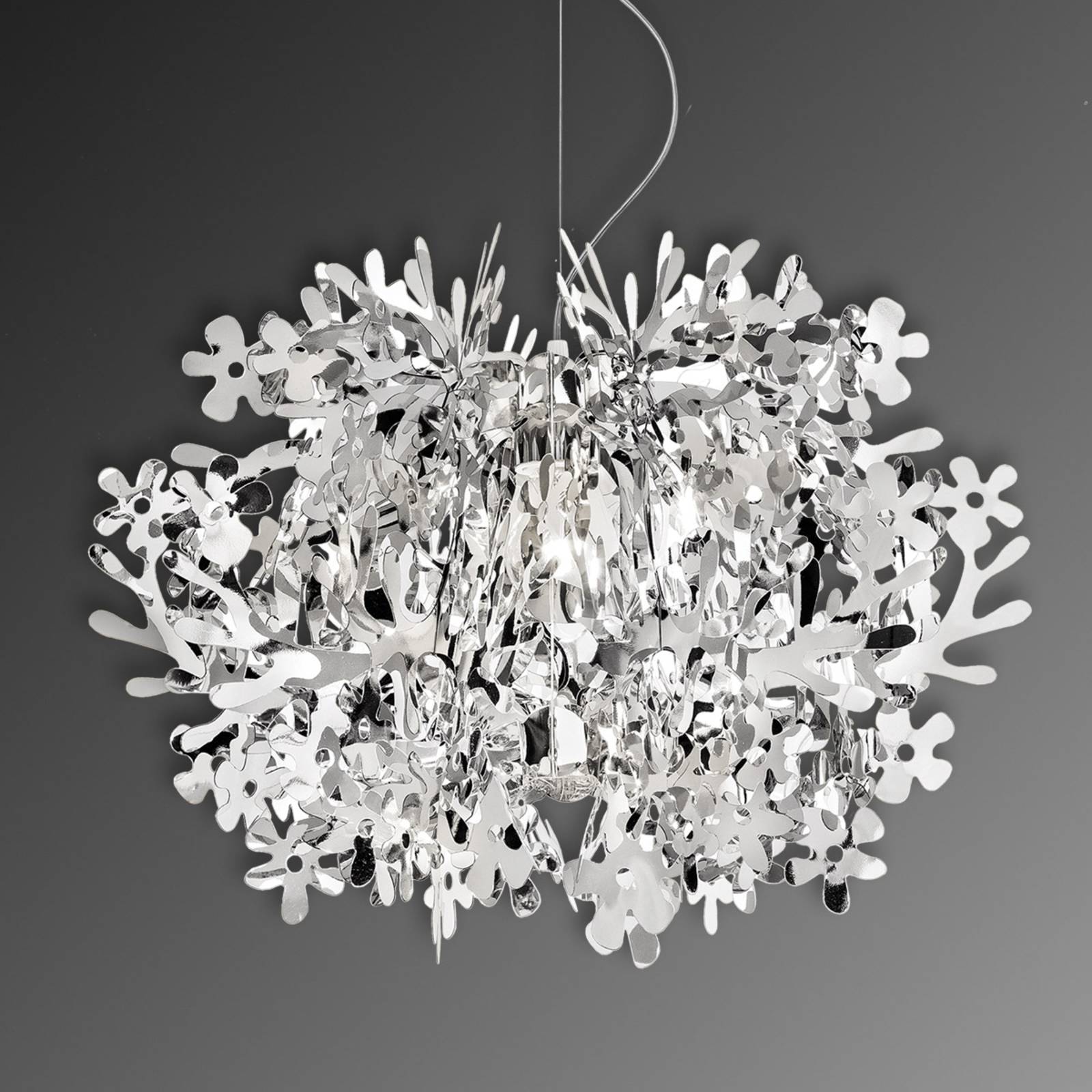 Slamp Fiorella – suspension de designer argent