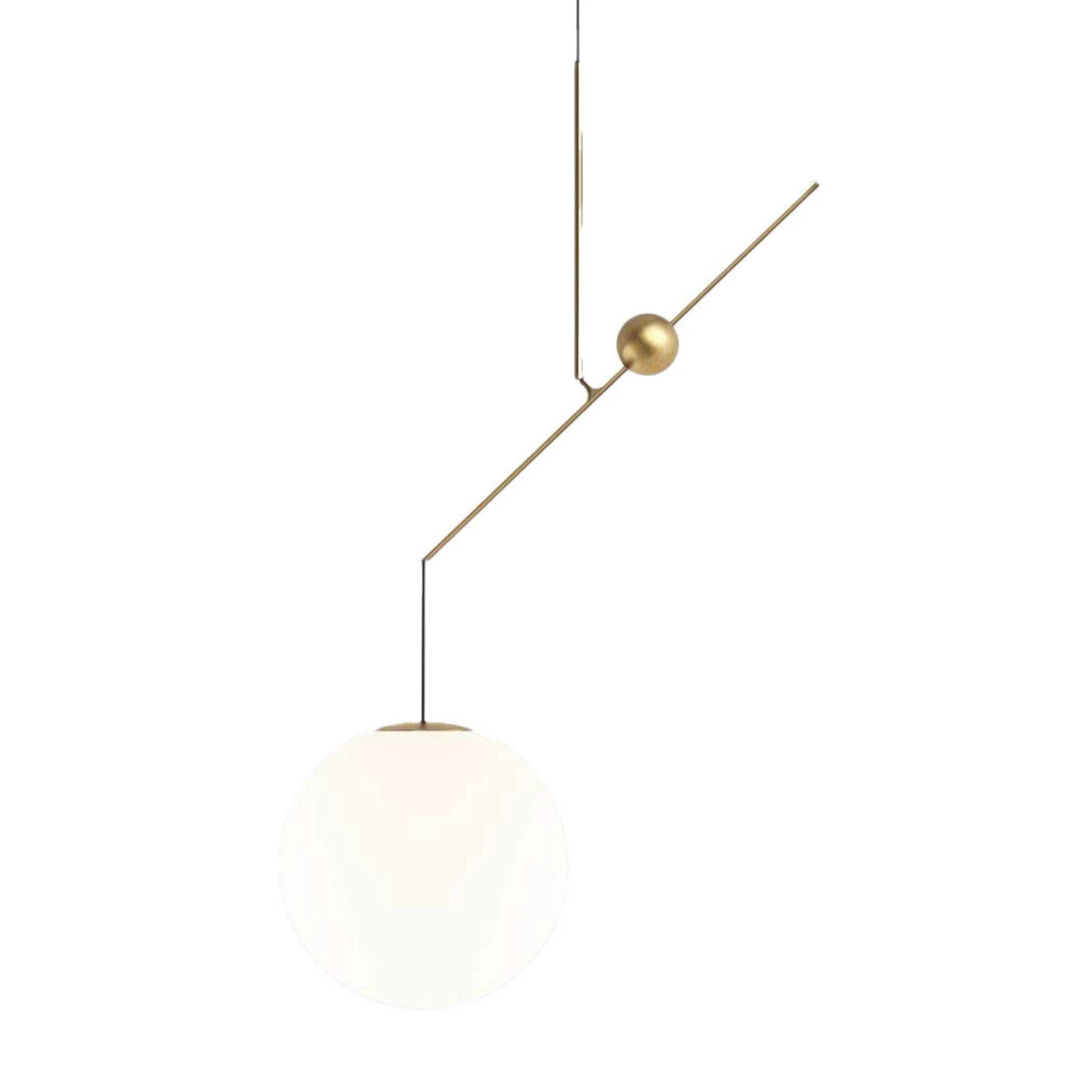 Luceplan Malamata Hängelampe messing, 119 cm