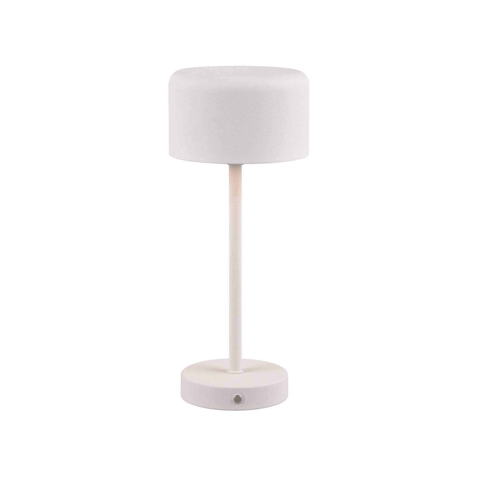 Reality Leuchten - Akku Tischleuchte jeff per usb aufladbar Sensordimmer Weiß 30cm