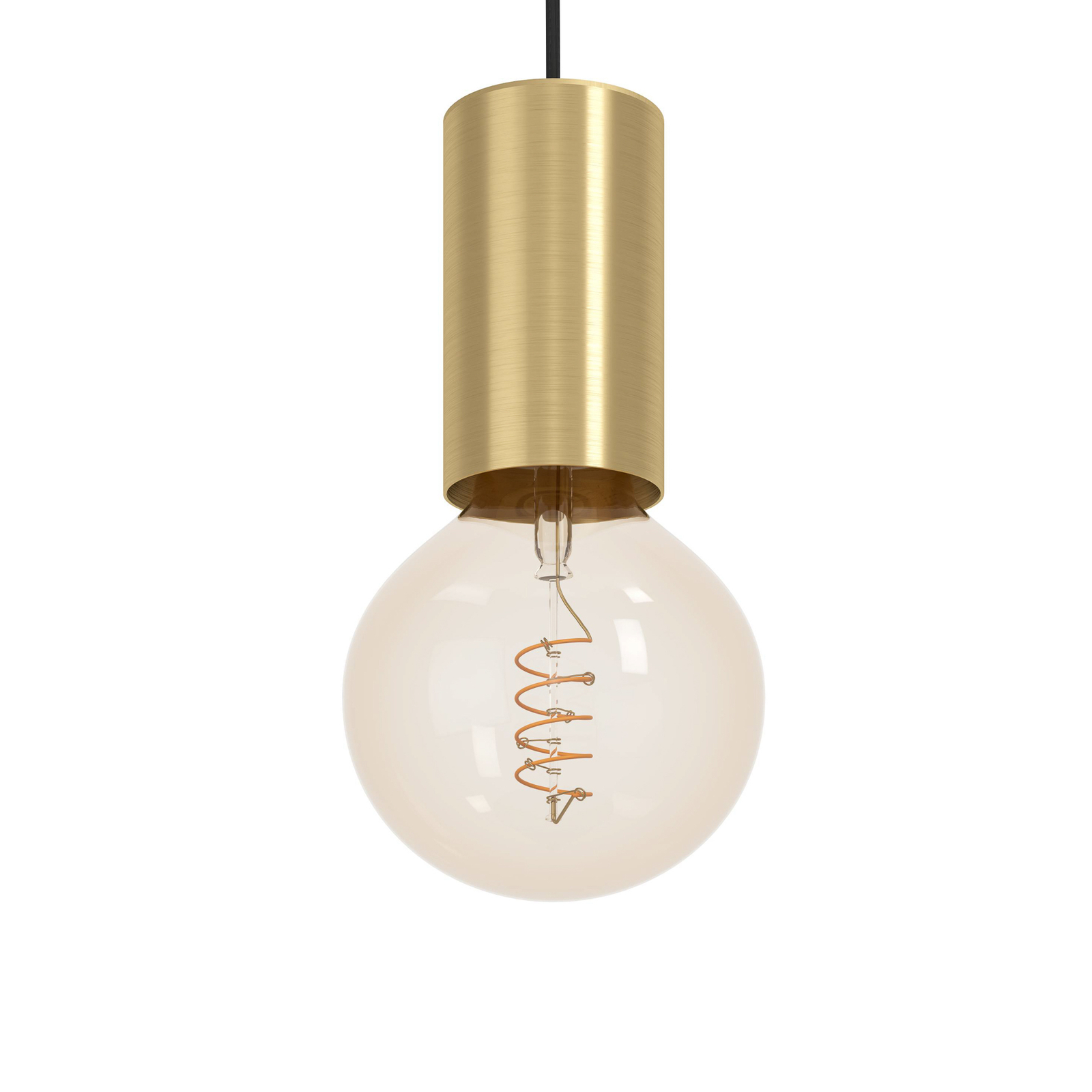 Pozueta 1 pendant light, 1-bulb, brass