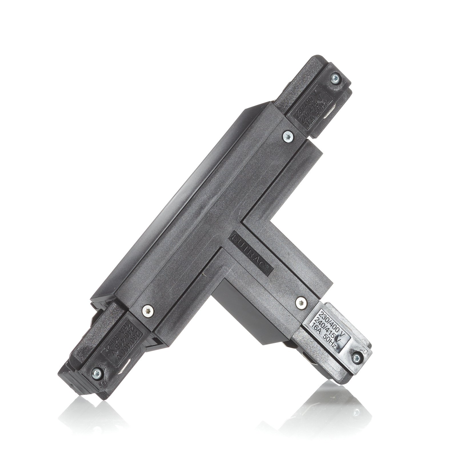 Eutrac T-connector installation earth inside right