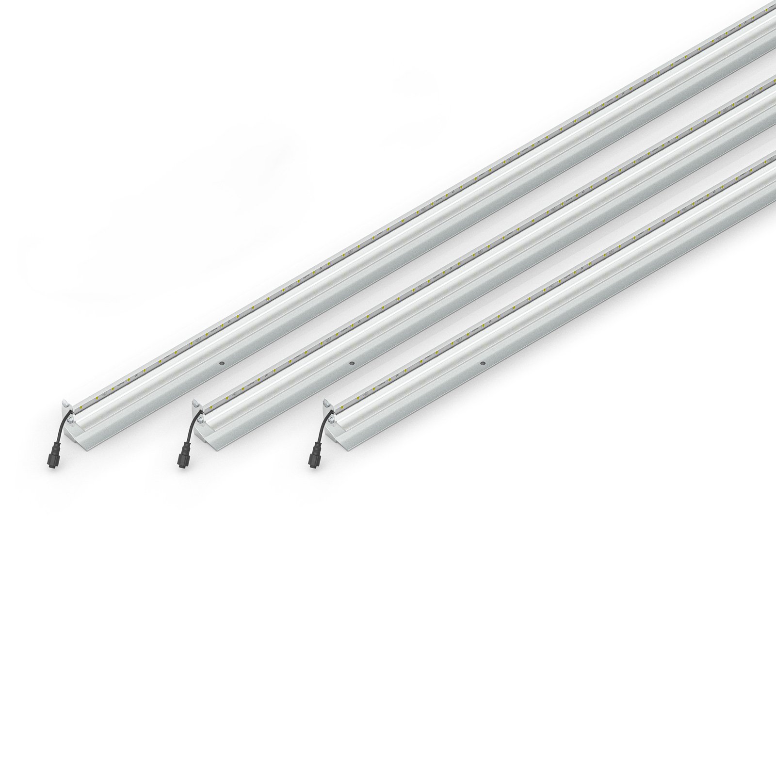 LED светлинна лента стартов комплект 3 WPC ограда сребро