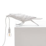 Bird Lamp Playing Table Lamp White - Seletti