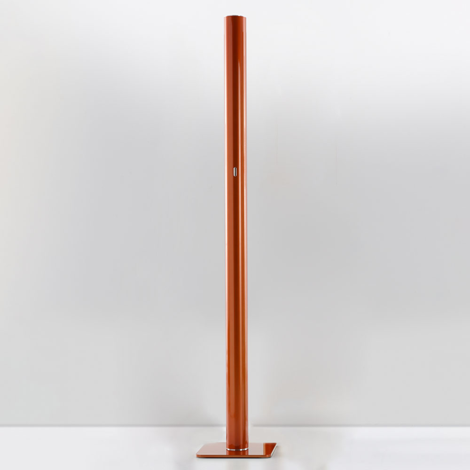 Artemide Ilio LED floor lamp, app, orange 2,700 K, for Living / Dining Room, aluminium, steel, 45 W, energy efficiency: A, H: 175 cm