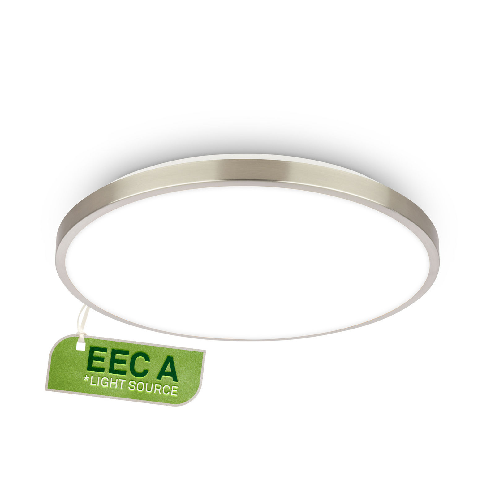 Plafonieră LED Kaida nichel mat, Ø 30 cm, EEK A, 4.000 K Plafonieră LED Kaida nichel mat, Ø 30 cm, EEK A, 4.000 K