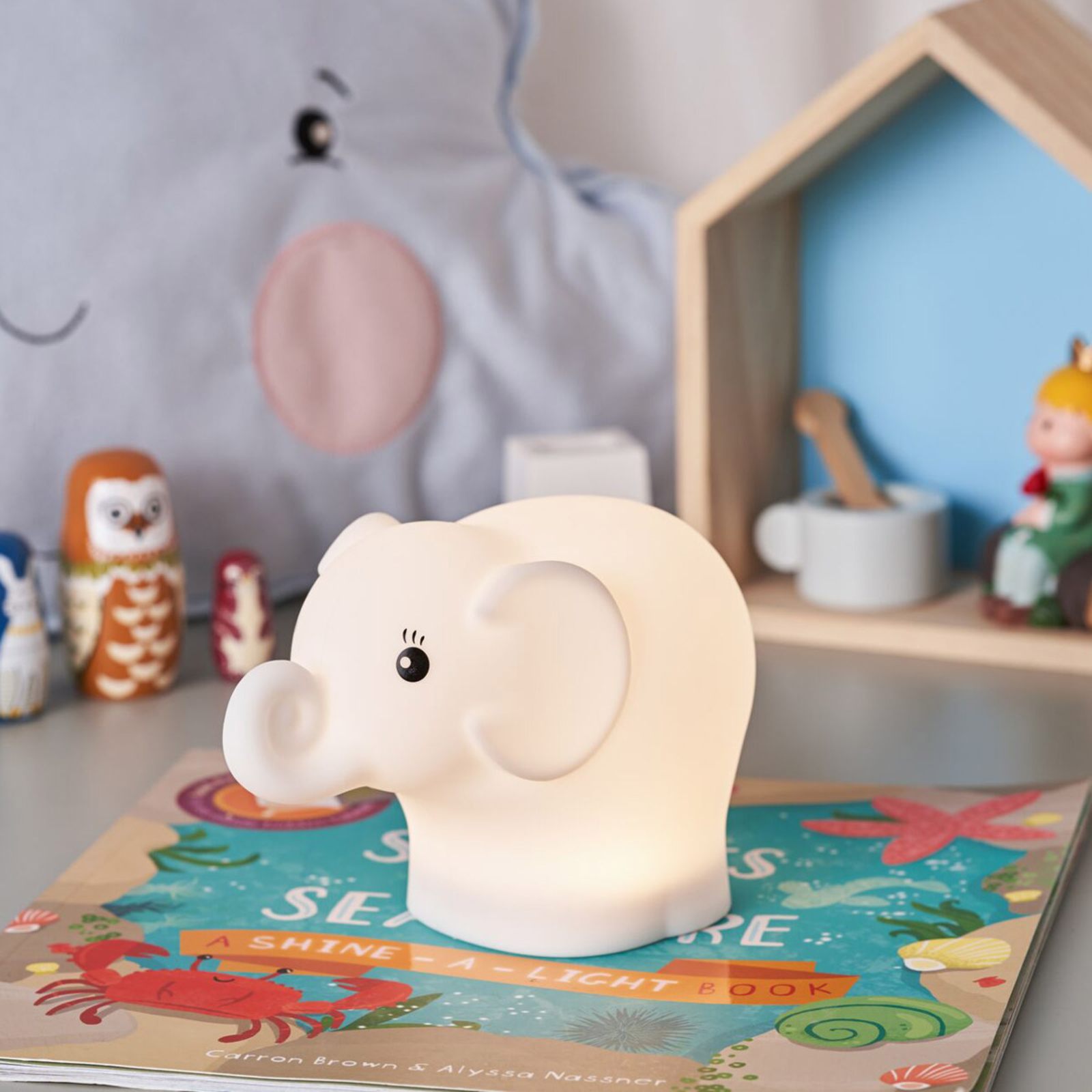 elephant led night light