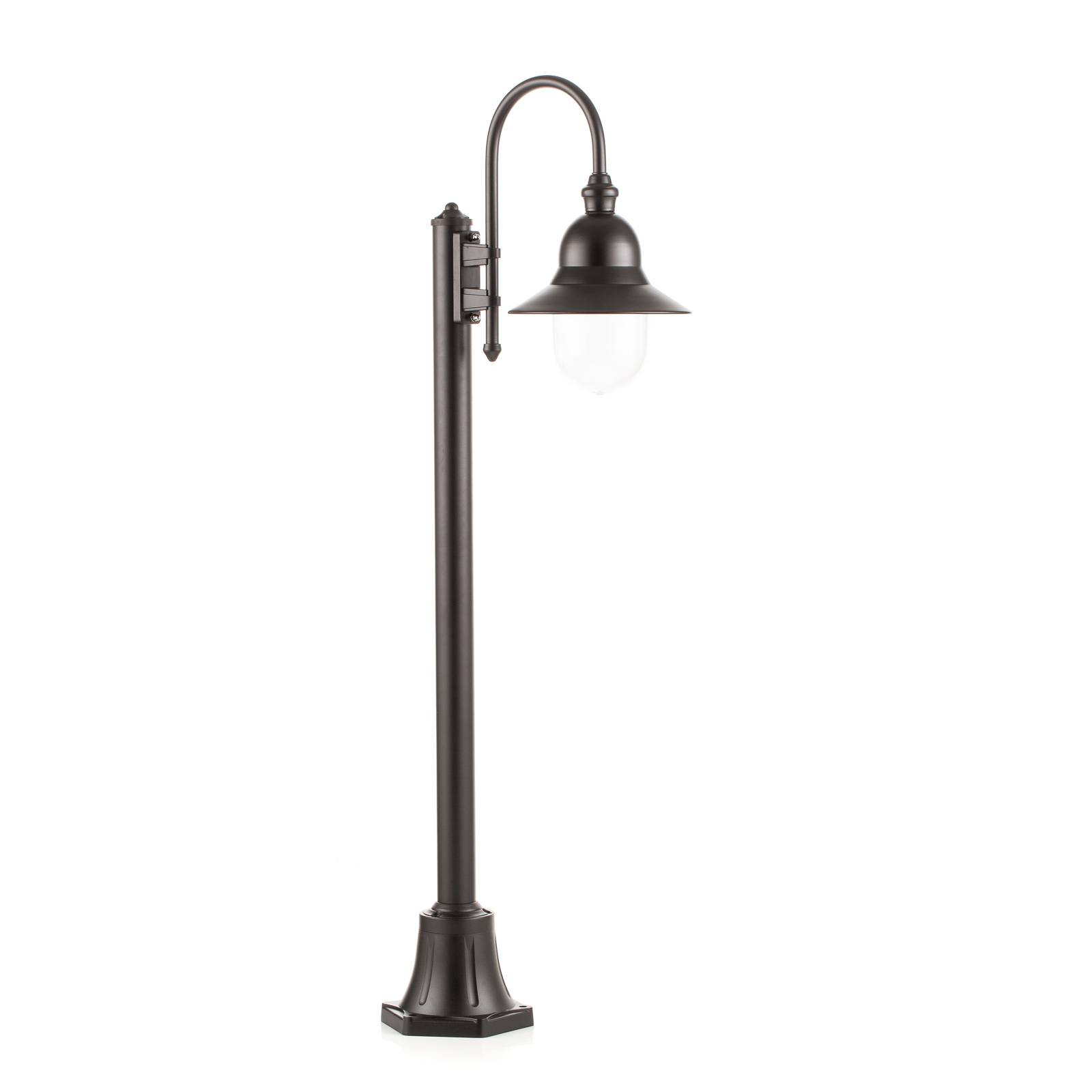 Borne lumineuse de lumière durable Nios noir