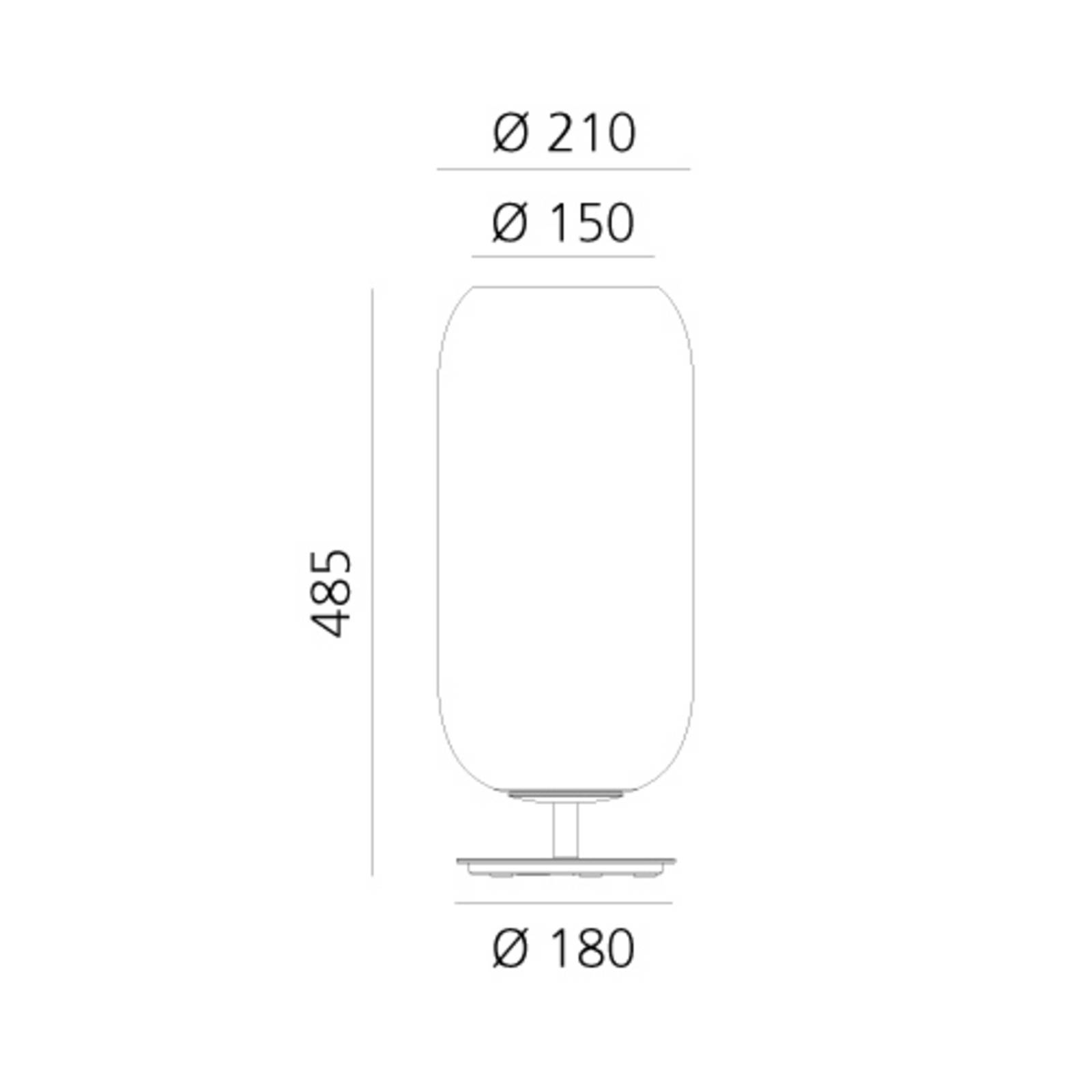 Artemide Gople Tischlampe, kupfer/schwarz günstig online kaufen