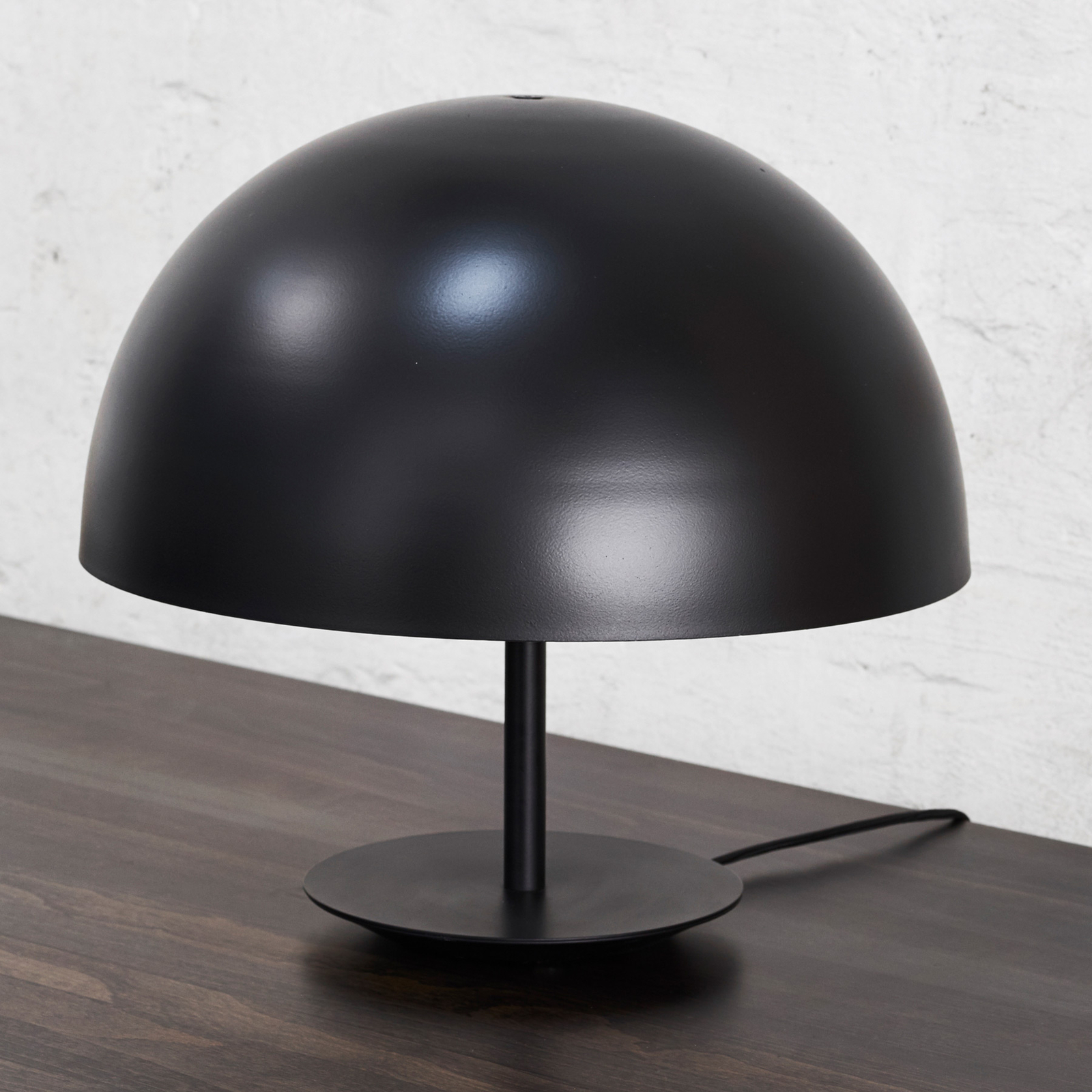 Mater Baby Dome stolová lampa, Ø 25 cm, čierna