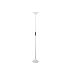 Tratto LED floor lamp, white, metal, CCT, dimmable