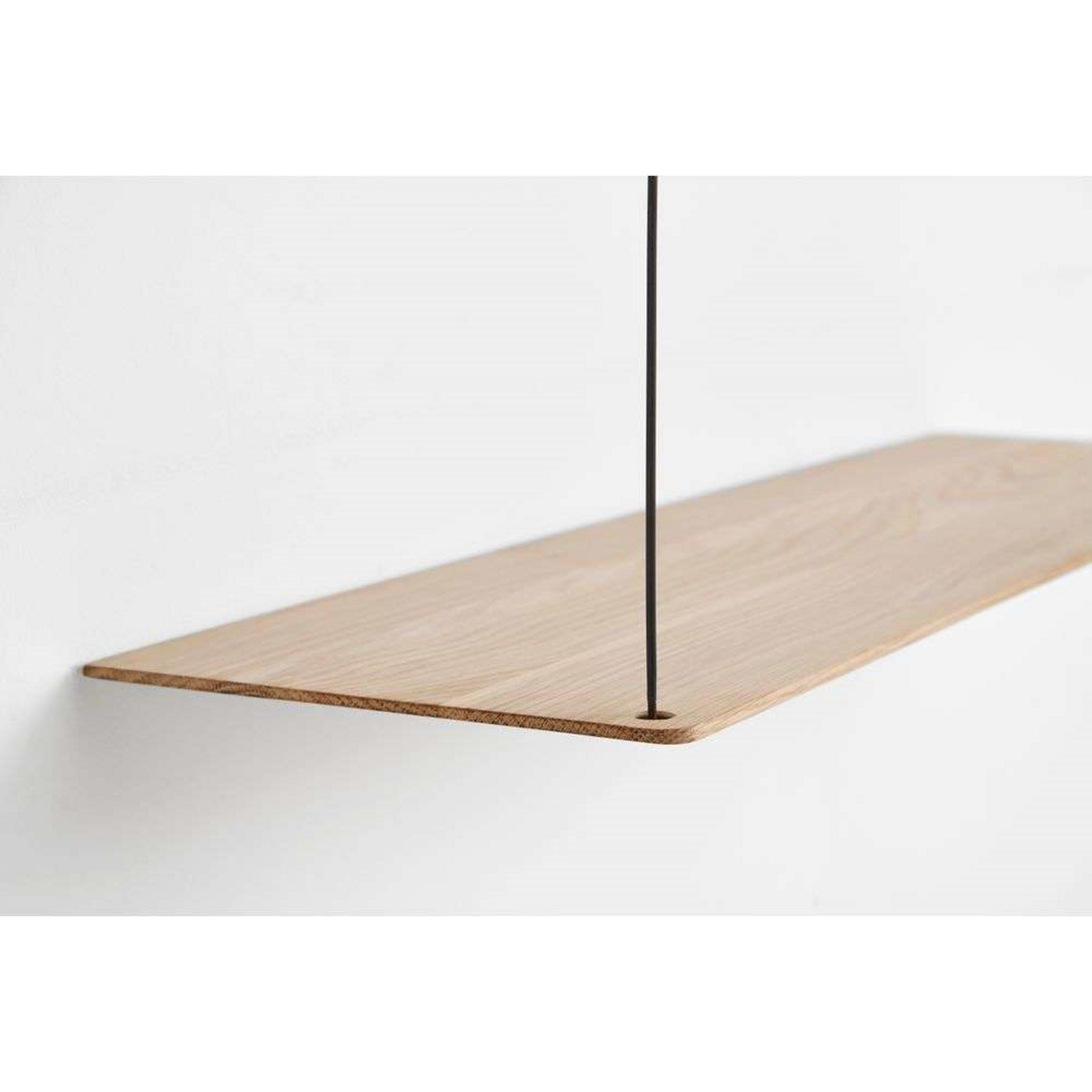 Stedge Shelf L80 Matt Bijela Oak - Woud