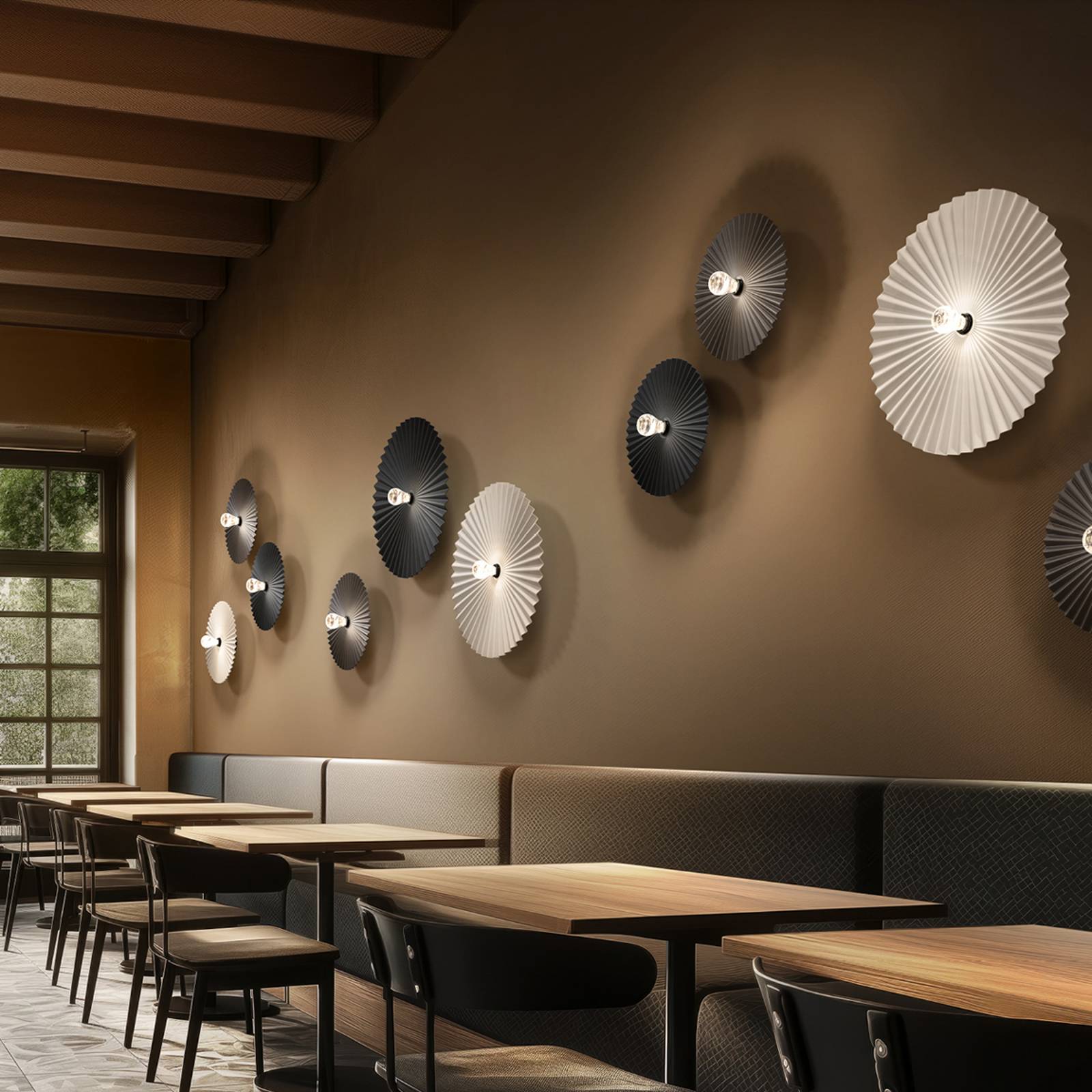 Deckenleuchte Doge_S, weiß, Metall, Ø 39 cm, E27 günstig online kaufen