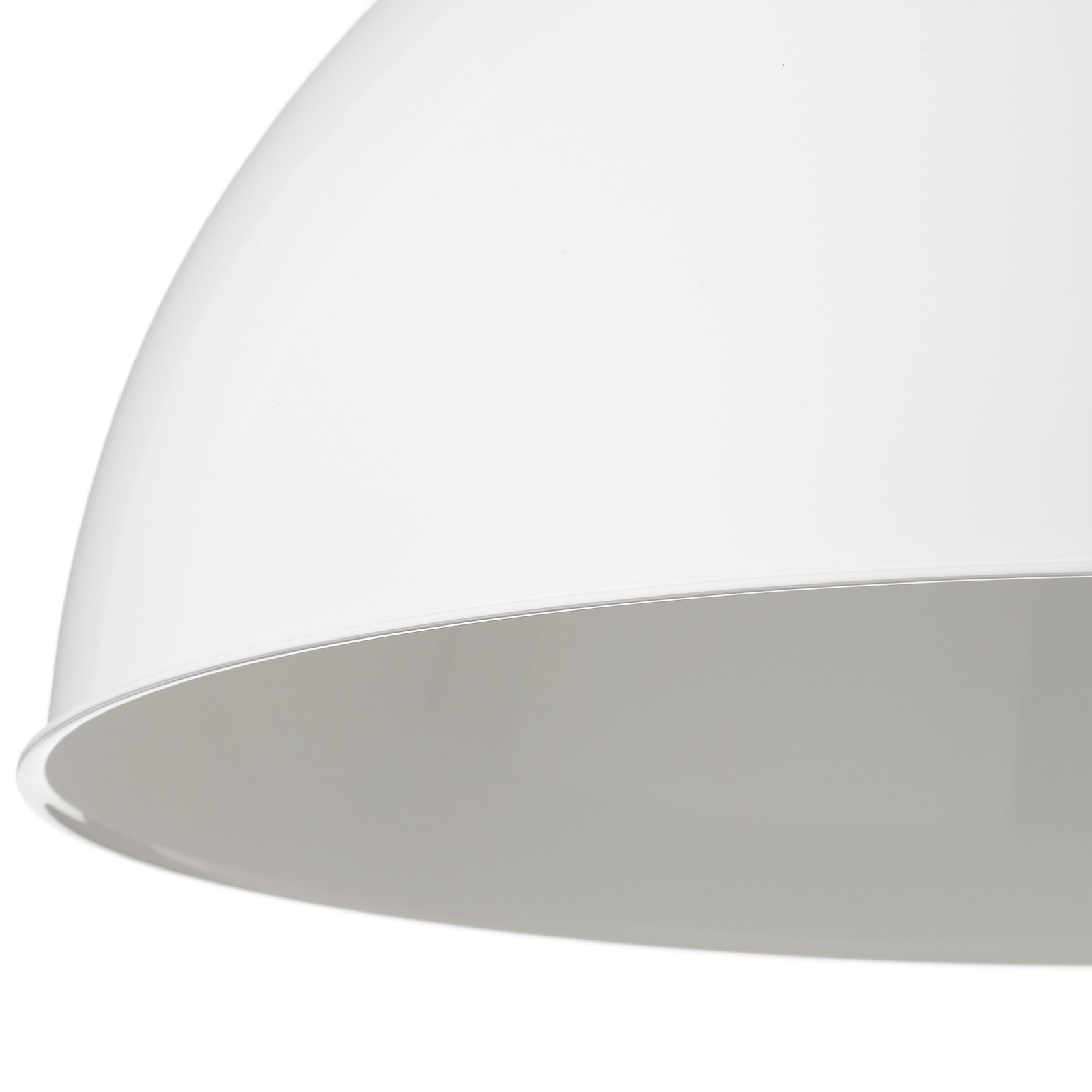 Jieldé Dante D450 závesná lampa, biela, Ø 45 cm