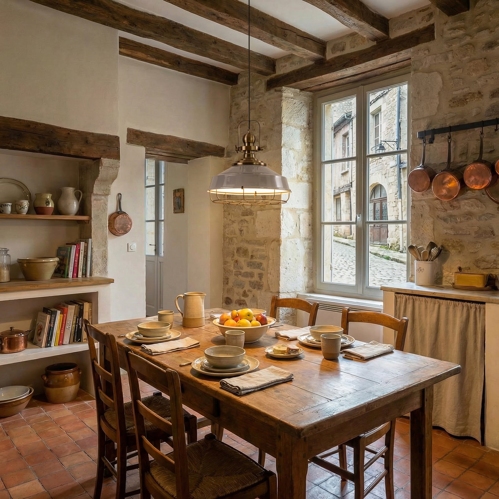 Lampada a sospensione Astel, grigio, Ø 41 cm, metallo, dettaglio in ottone