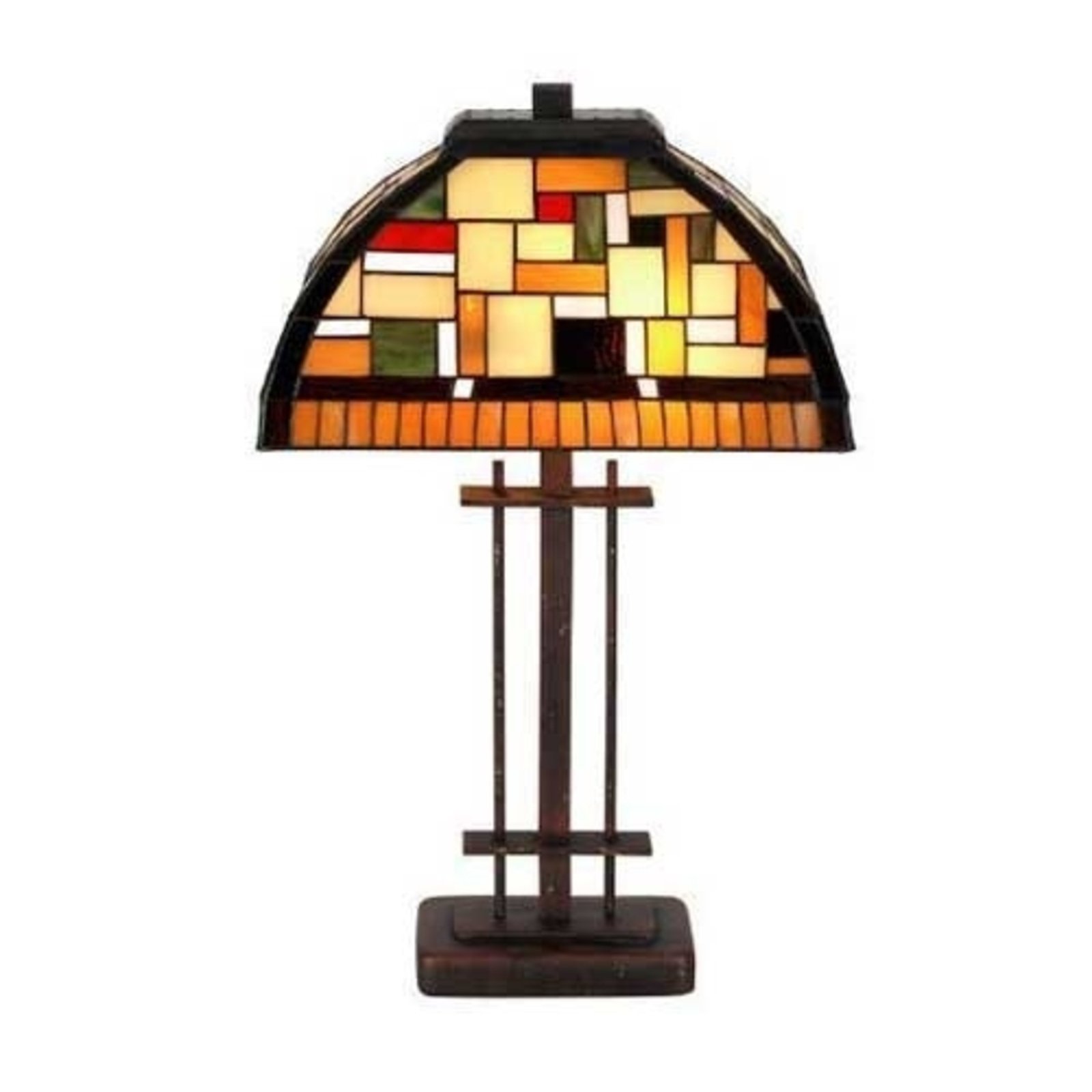MOSAICA - Lámpara de mesa estilo Tiffany