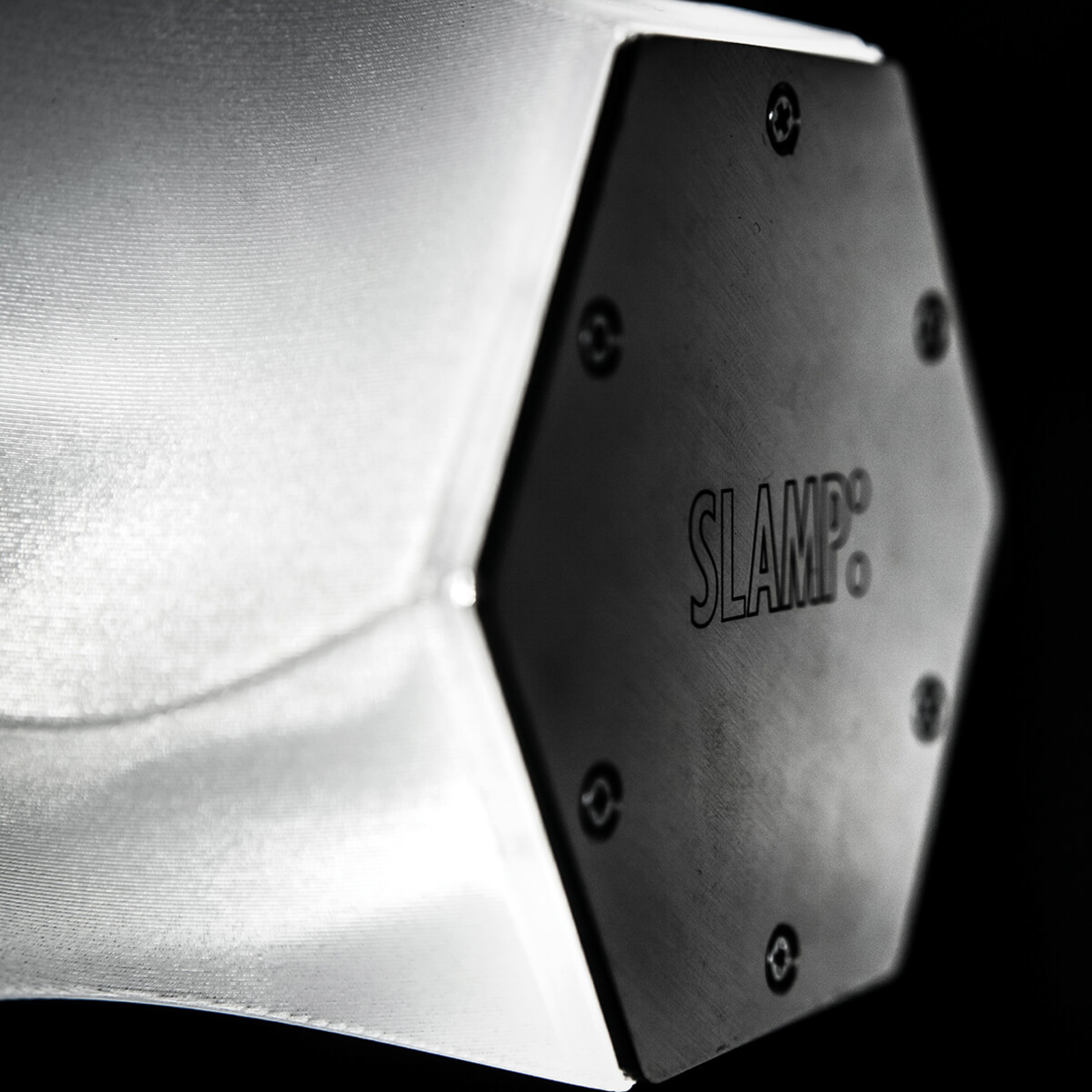 Slamp Hugo White LED-designerhengelampe