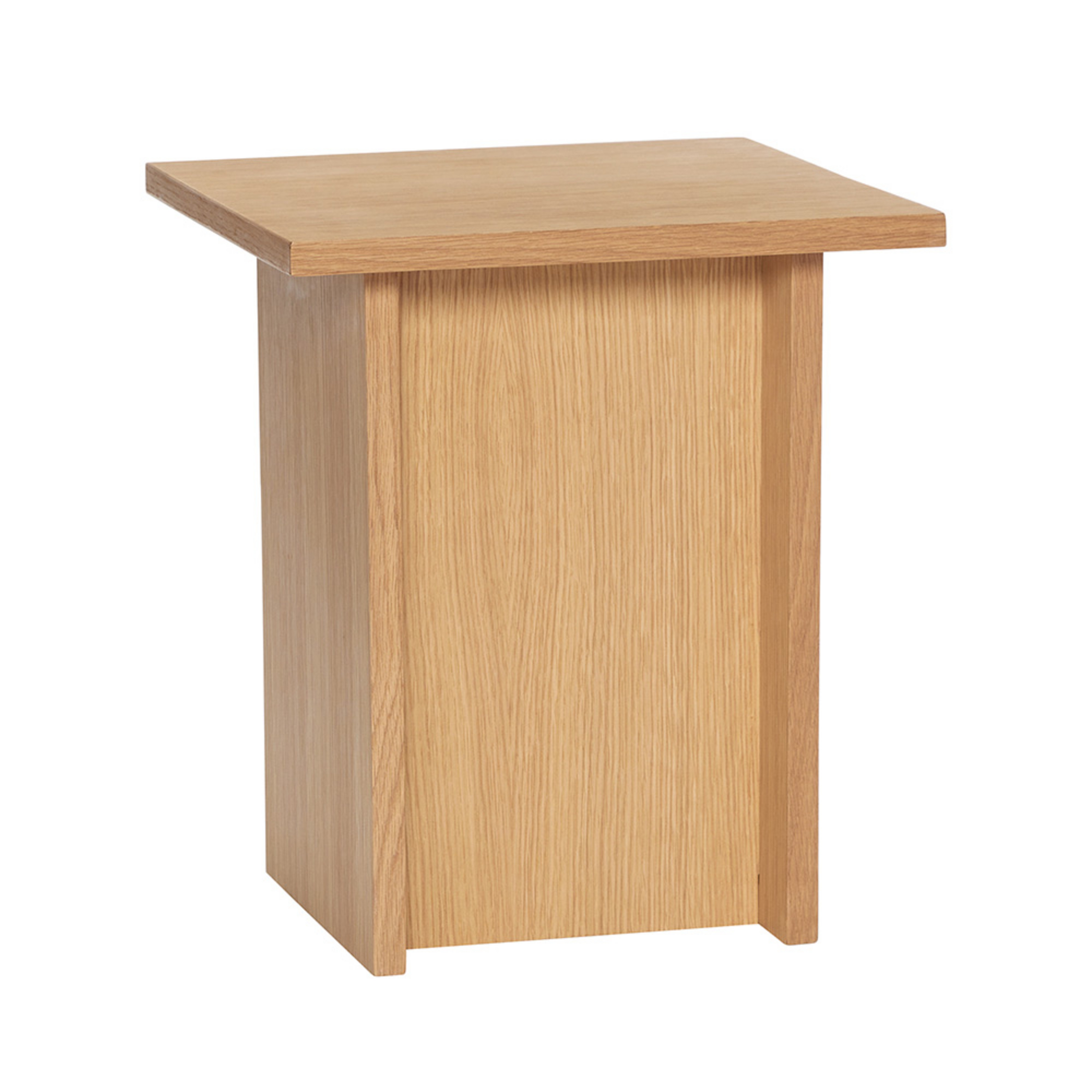Straight Bijzettafel Naturel - Hübsch
