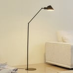 Lindby Stehleuchte Corali, schwarz, Metall, Höhe 176,5cm