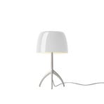 Lumiere Piccola Asztali Lámpa E14 Alu/White Dimm. - Foscarini