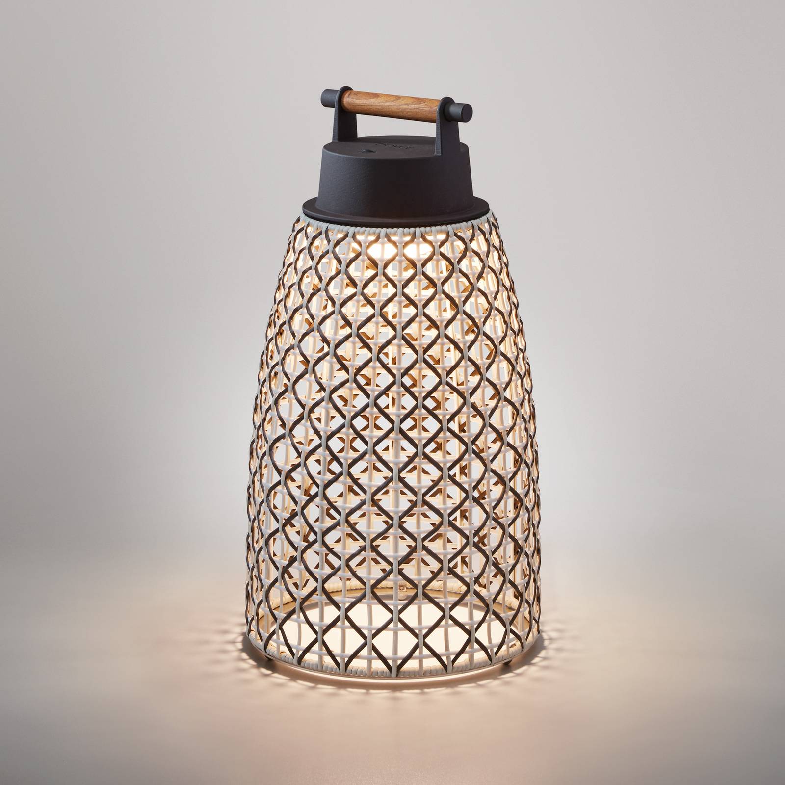 Bover Nabíjecí stolní lampa Bover Nans M/49/R pro venkovní použití hnědá